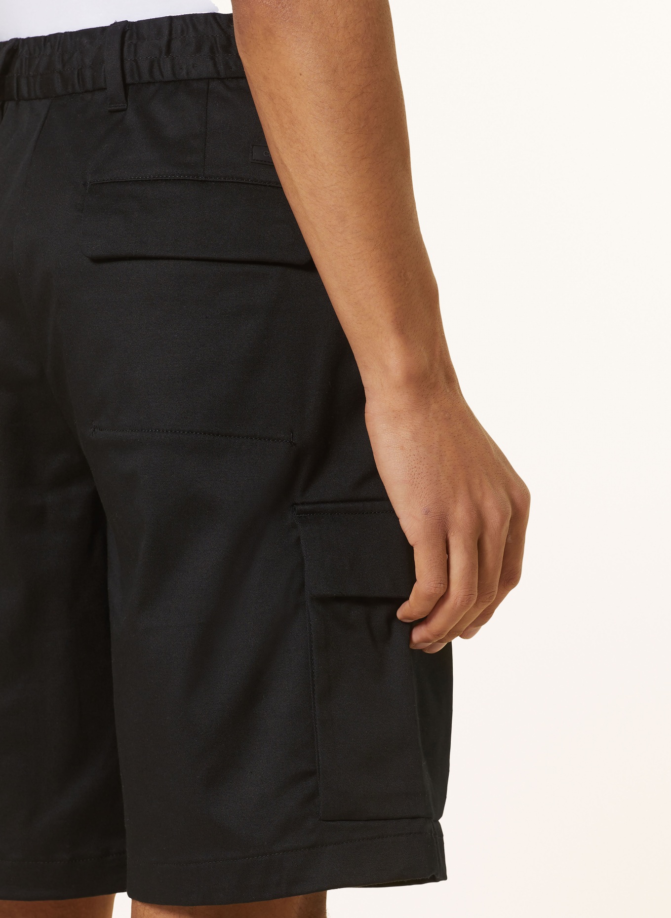 Calvin Klein Cargo shorts COOLMAX regular straight fit, Color: BLACK (Image 6)