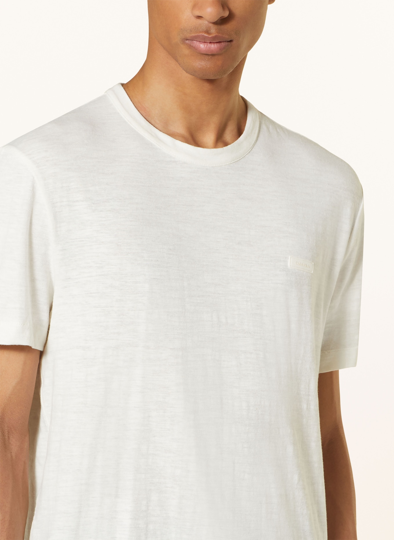 Calvin Klein T-shirt, Kolor: ECRU (Obrazek 4)