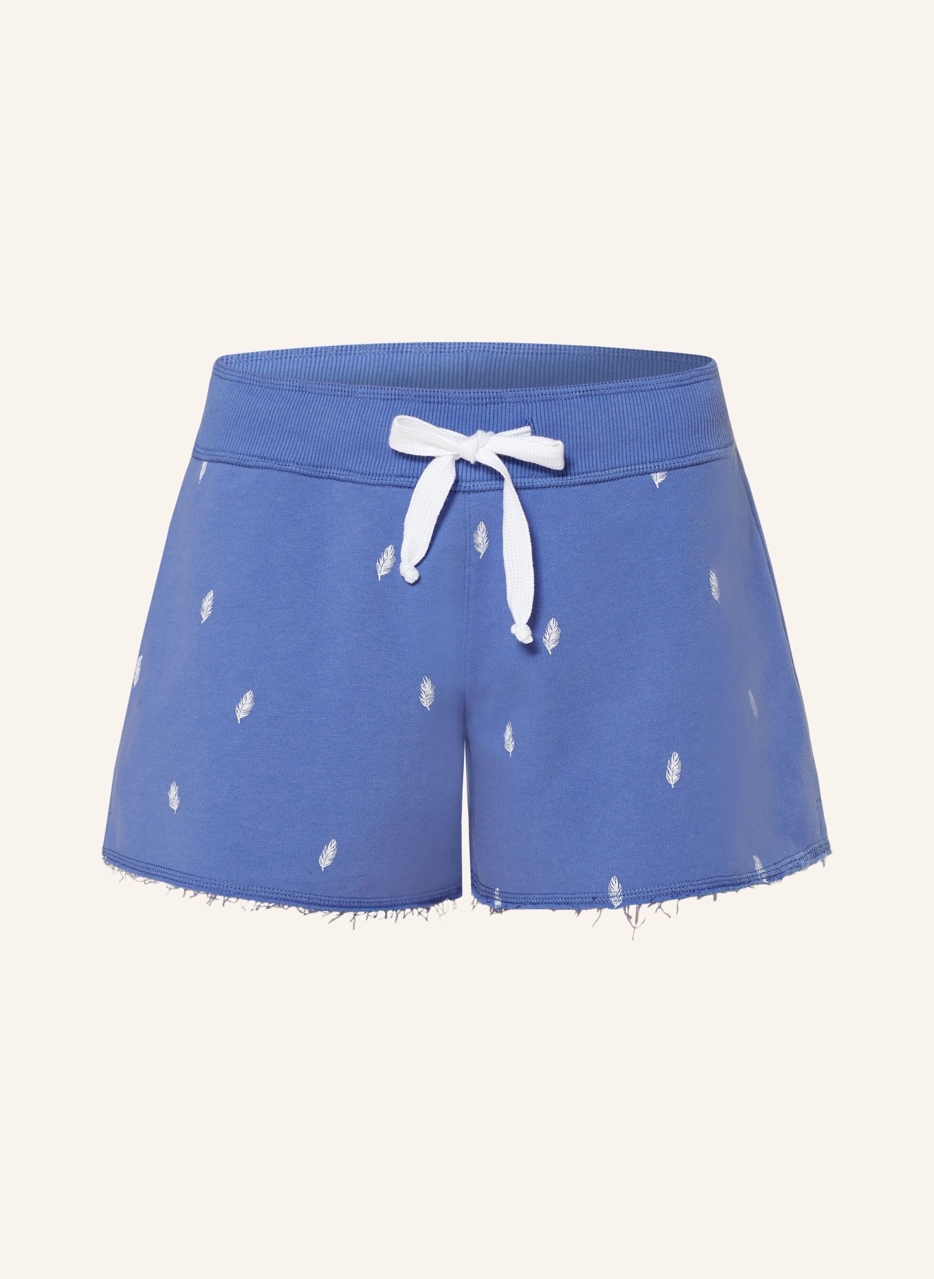 Juvia Sweat shorts LAURA, Color: BLUE/ WHITE (Image 1)