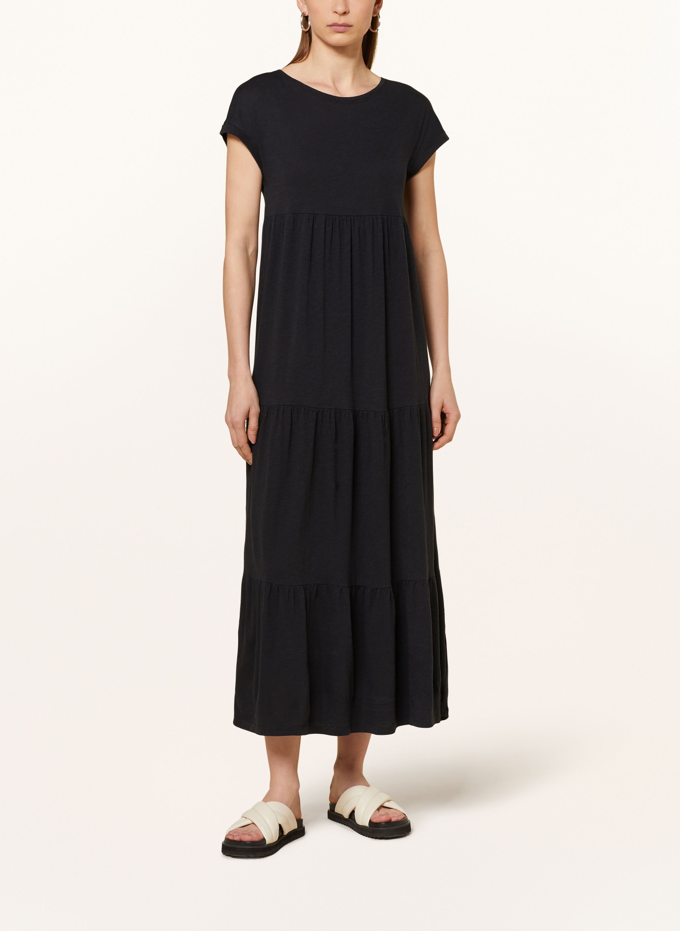 Juvia Jersey dress, Color: BLACK (Image 2)