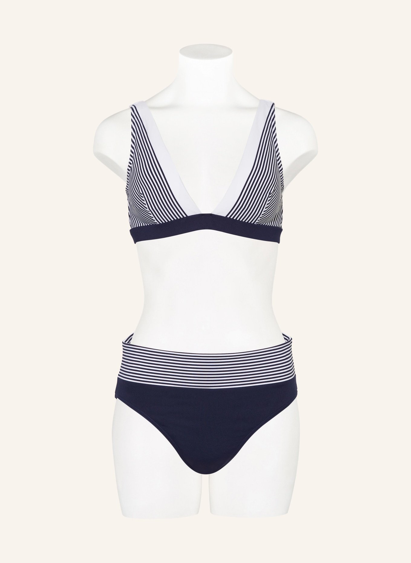 IODUS Bralette-Bikini LEZAKA: DUNKELBLAU / WEISS