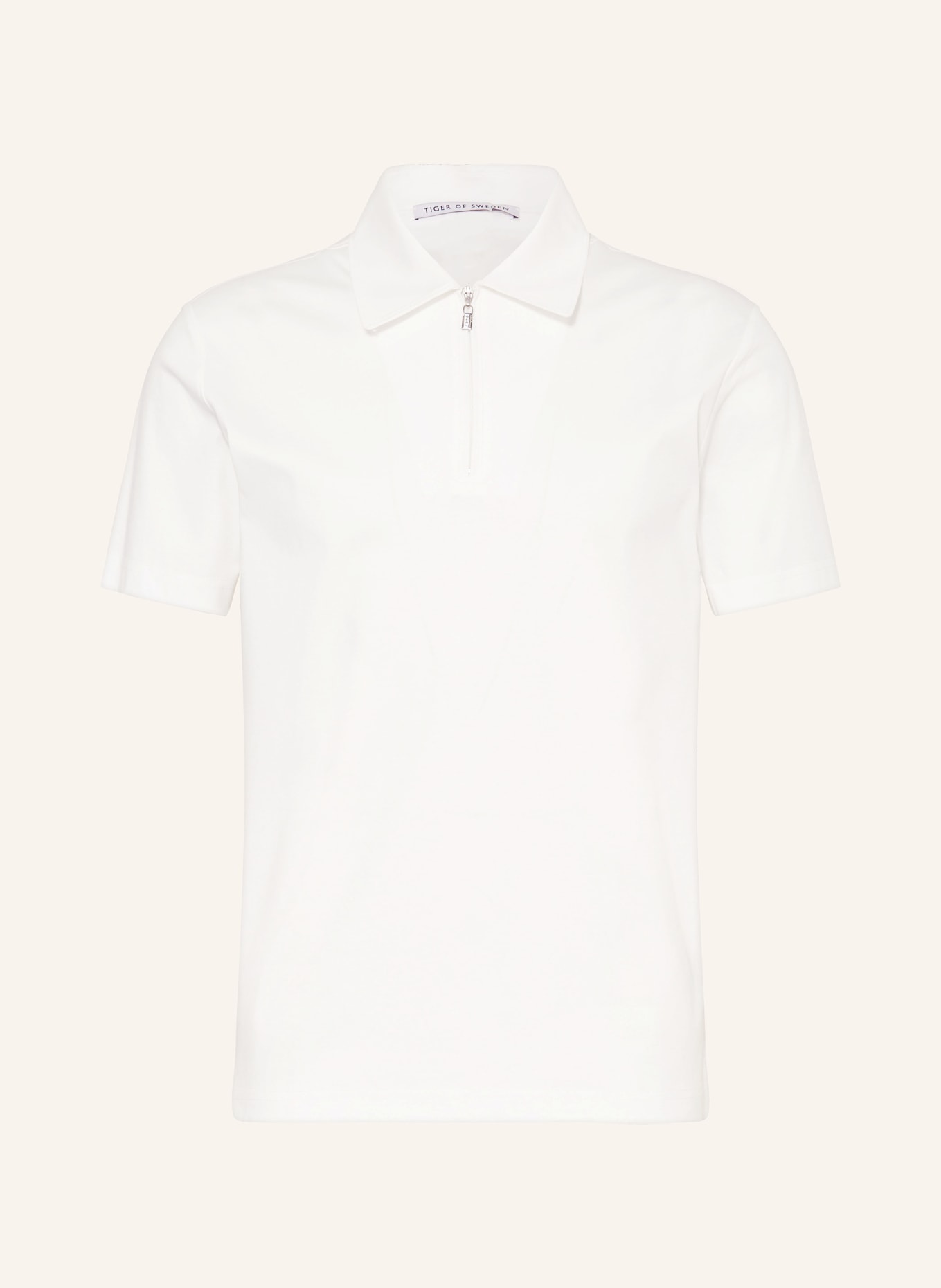 TIGER OF SWEDEN Jersey-Poloshirt LARON Slim Fit, Farbe: WEISS (Bild 1)