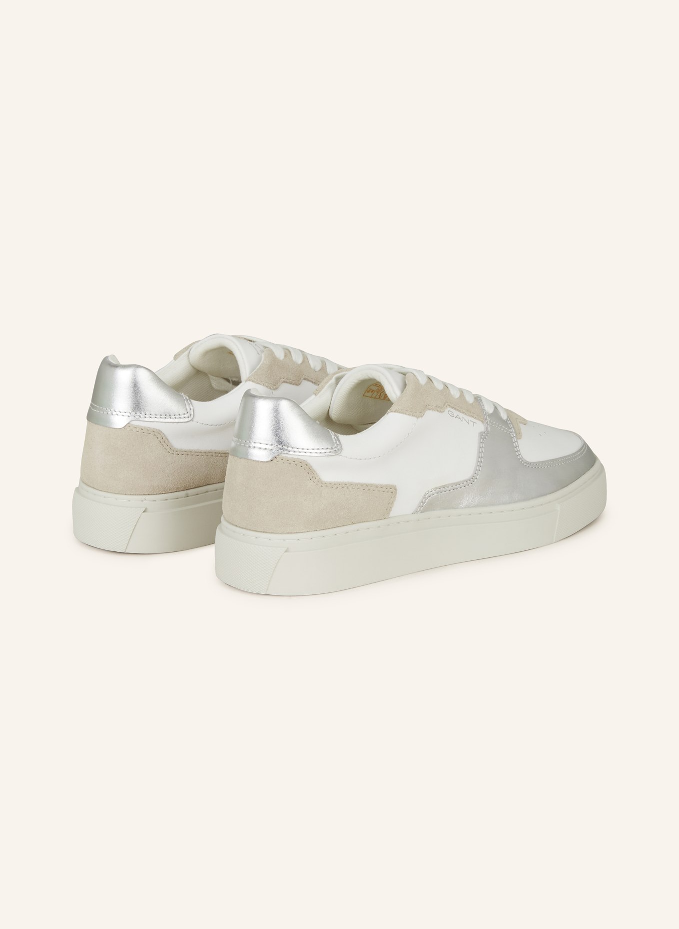 GANT Sneakers JULICE, Color: WHITE/ SILVER/ BEIGE (Image 2)