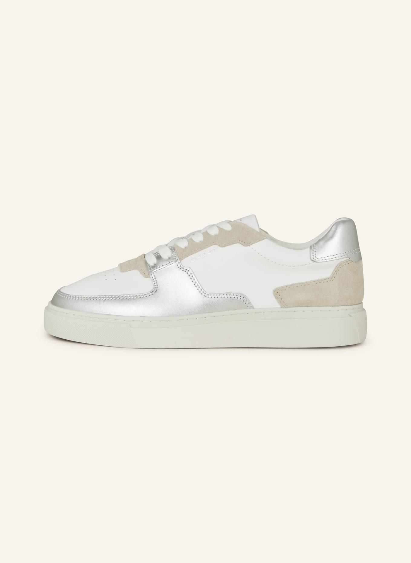 GANT Sneakers JULICE, Color: WHITE/ SILVER/ BEIGE (Image 4)