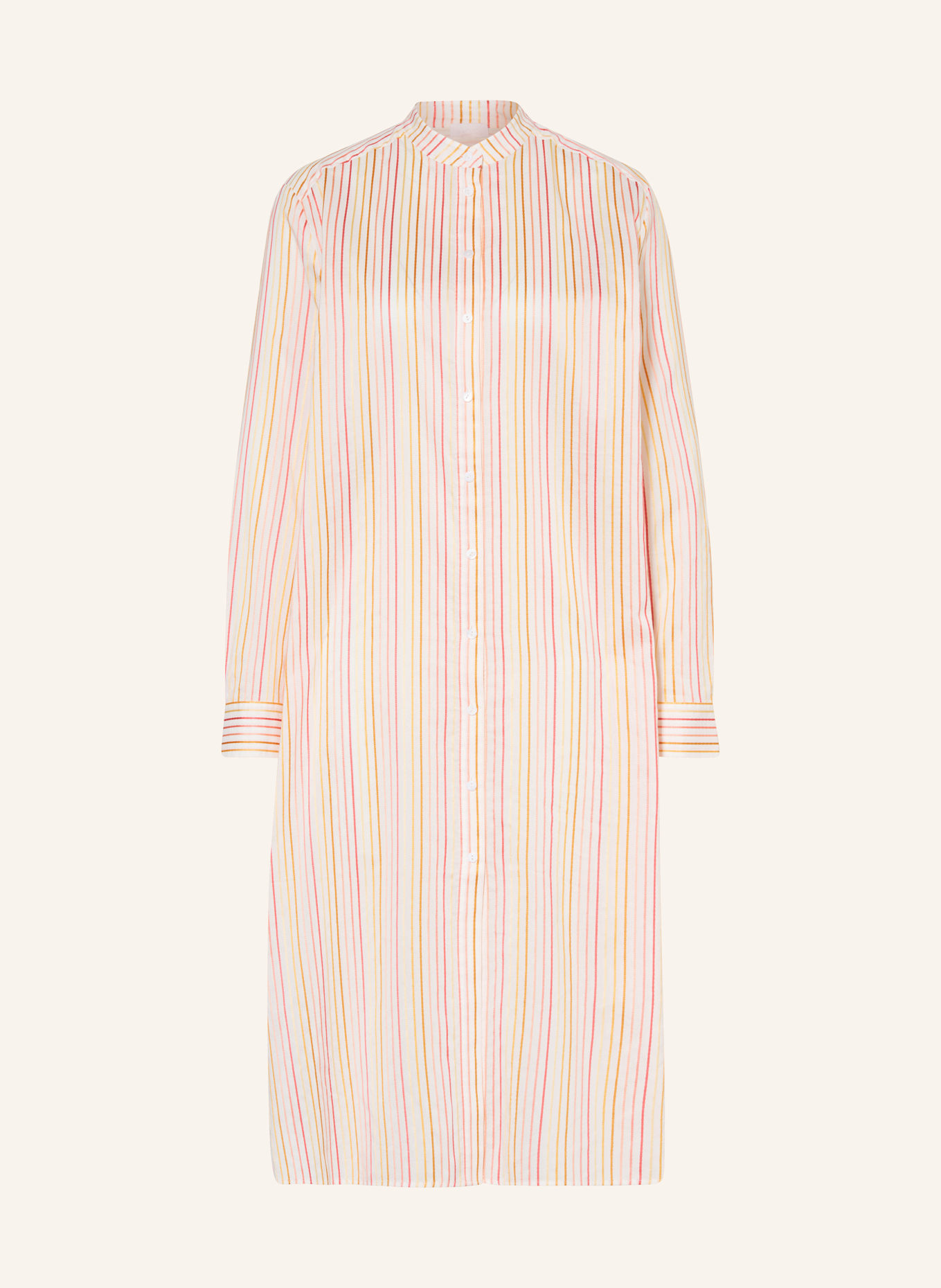 Lala Berlin Shirt dress DUNE, Color: WHITE/ RED/ YELLOW (Image 1)