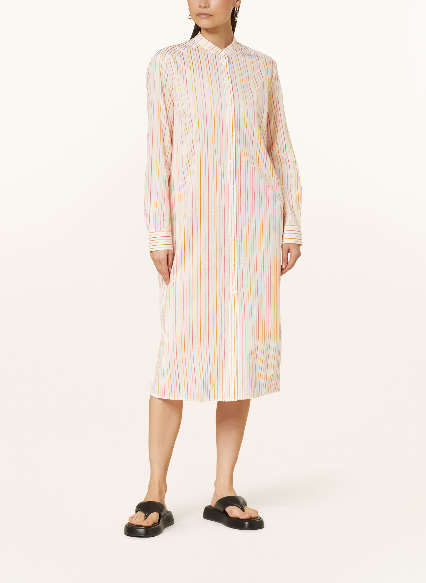 Lala Berlin Shirt dress DUNE, Color: WHITE/ RED/ YELLOW (Image 2)