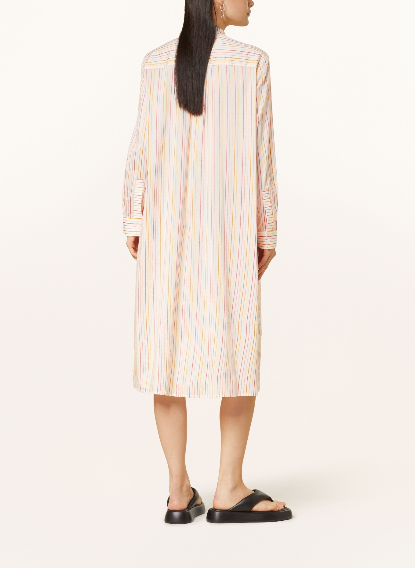 Lala Berlin Shirt dress DUNE, Color: WHITE/ RED/ YELLOW (Image 3)