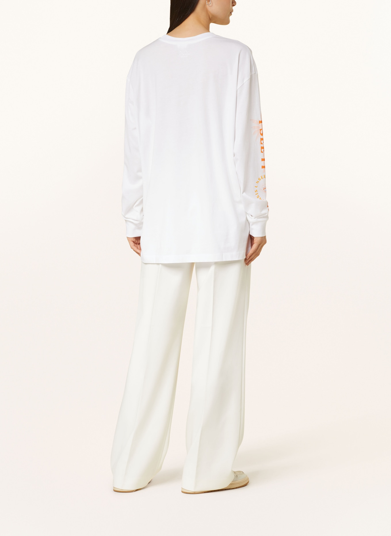 Lala Berlin Long sleeve shirt IGOR, Color: WHITE (Image 3)