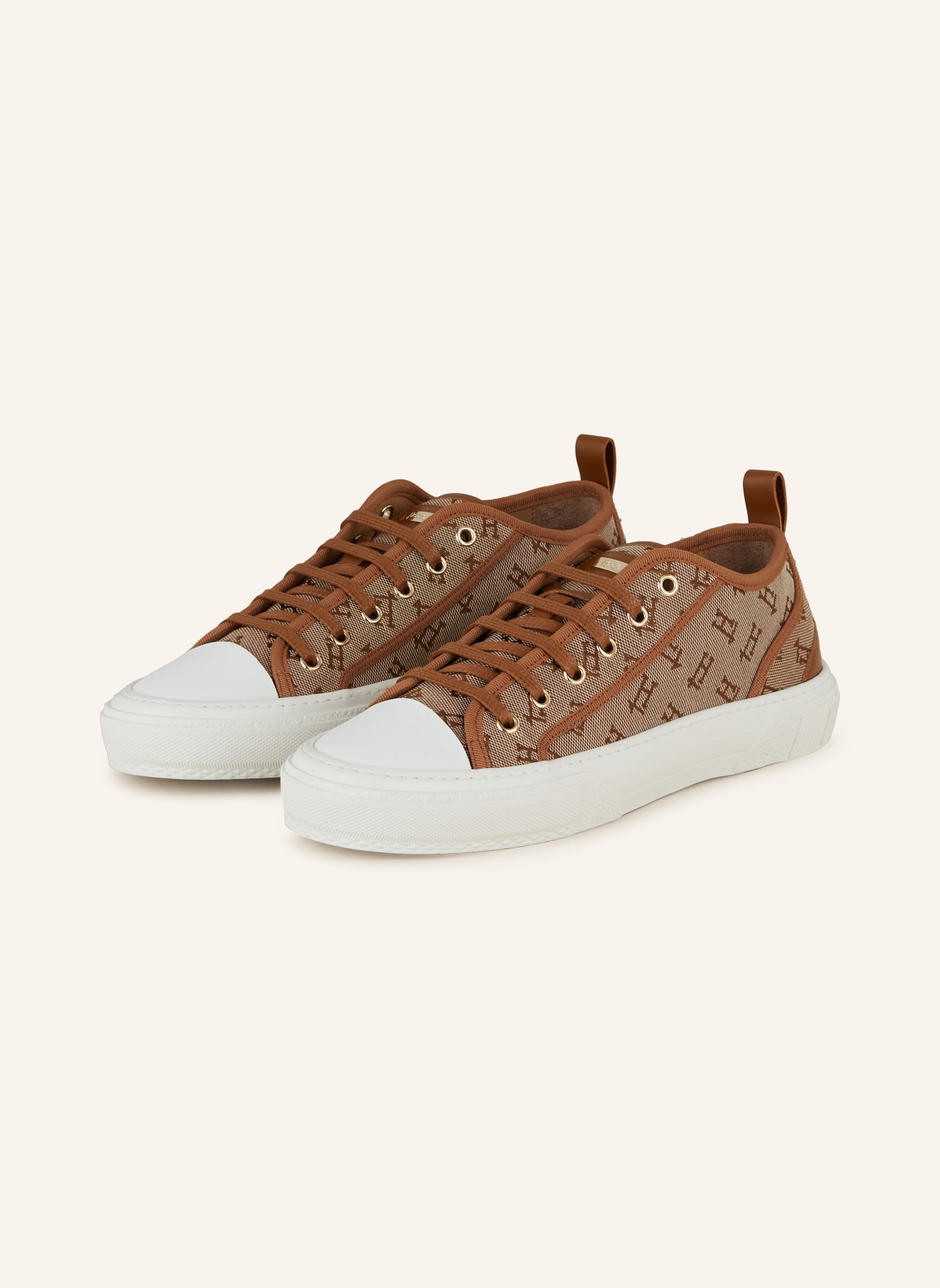HERNO Sneakers, Color: CAMEL/ WHITE (Image 1)