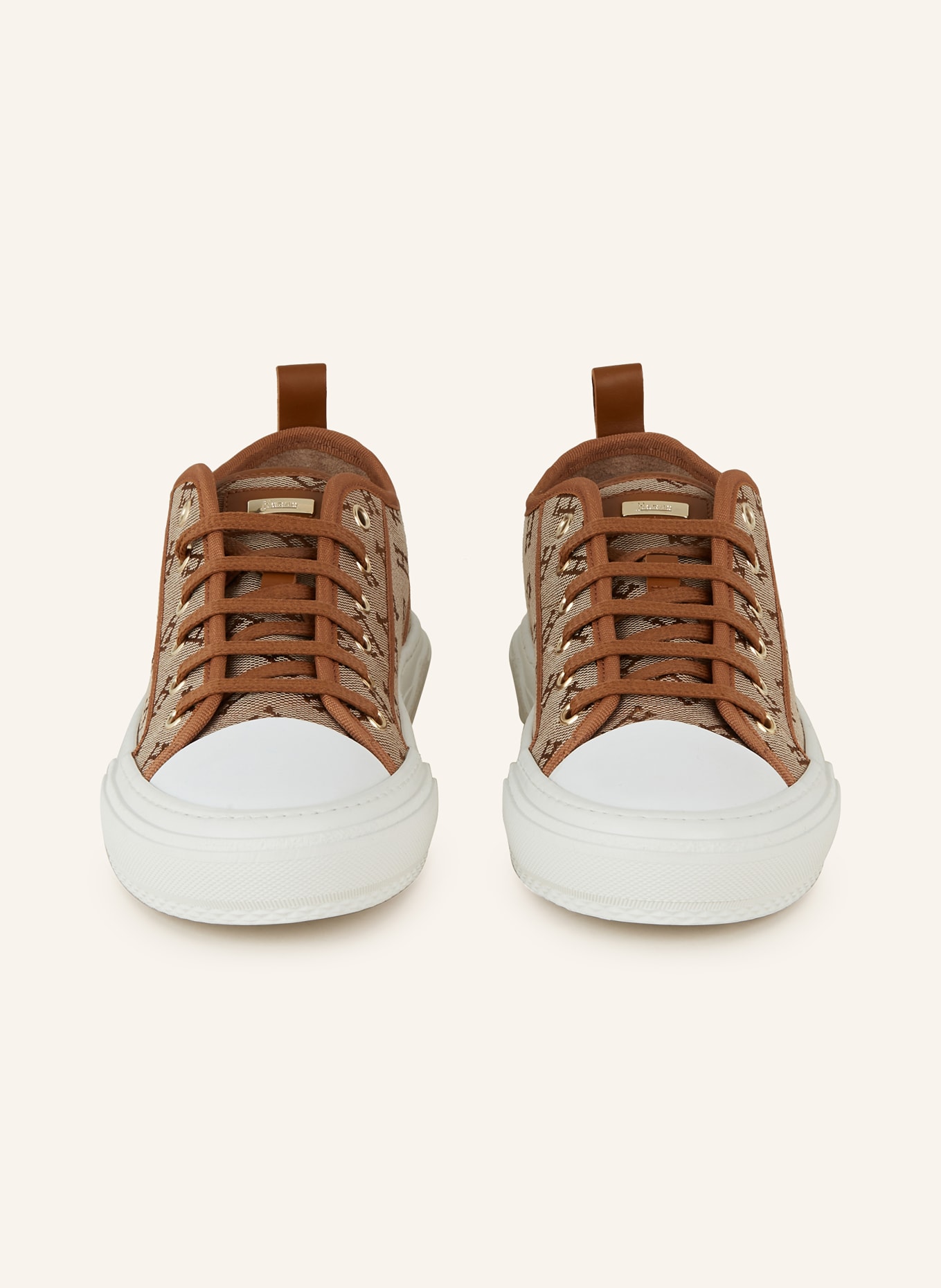 HERNO Sneakers, Color: CAMEL/ WHITE (Image 3)