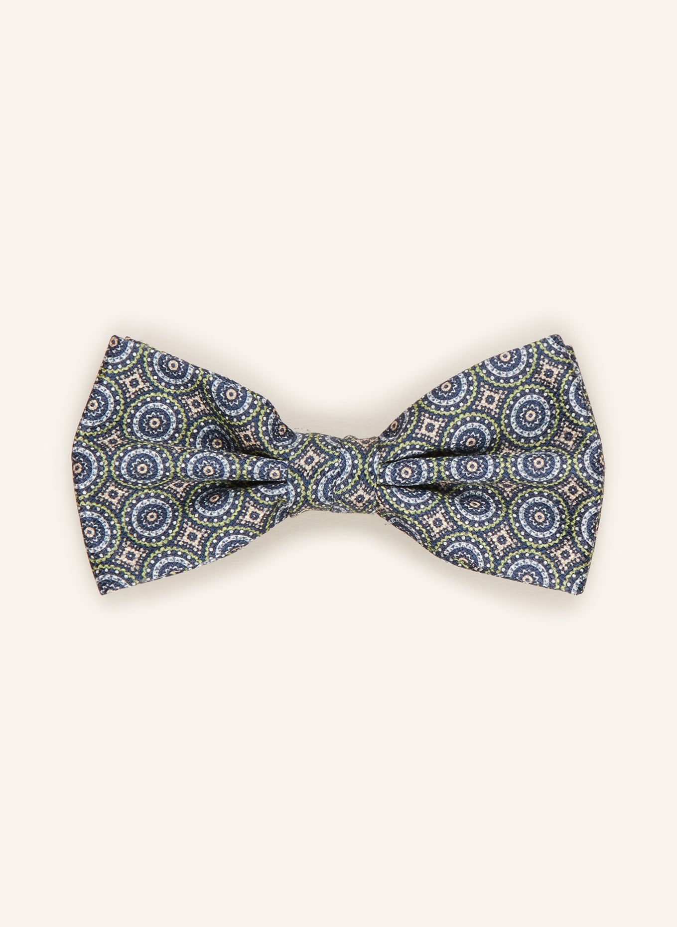 Prince BOWTIE Set: Suspenders, bow tie and pocket square, Color: GREEN/ BLUE/ LIGHT PINK (Image 2)