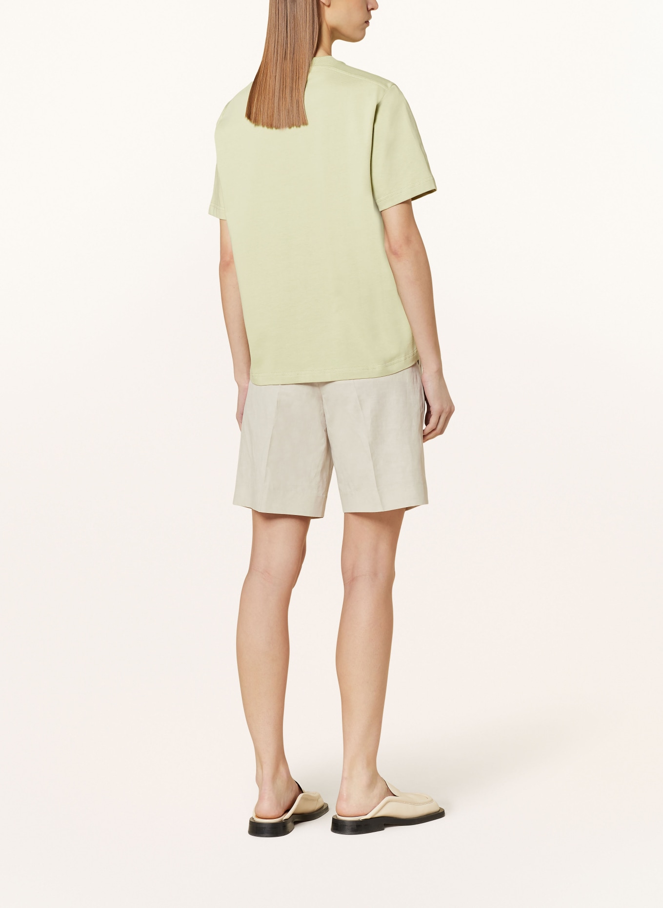 HOLZWEILER T-shirt KJERAG, Color: LIGHT GREEN/ WHITE (Image 3)