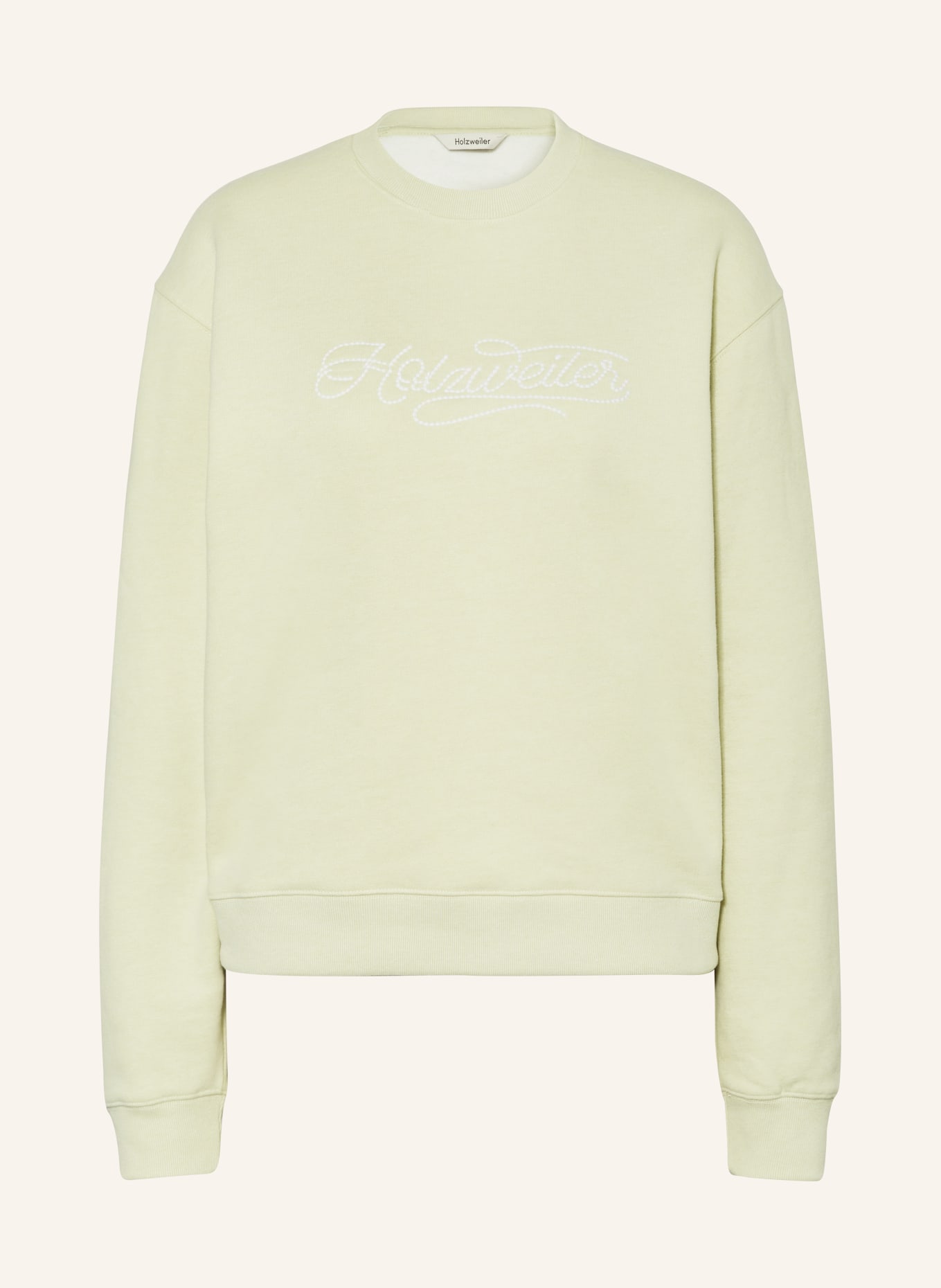 HOLZWEILER Sweatshirt EVOKE, Color: MINT/ WHITE (Image 1)
