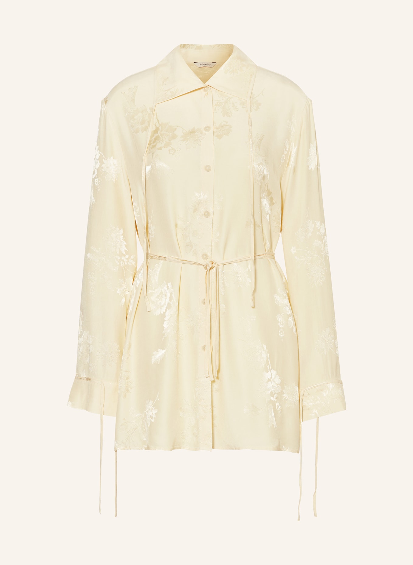 HOLZWEILER Oversized shirt blouse POM, Color: LIGHT YELLOW (Image 1)