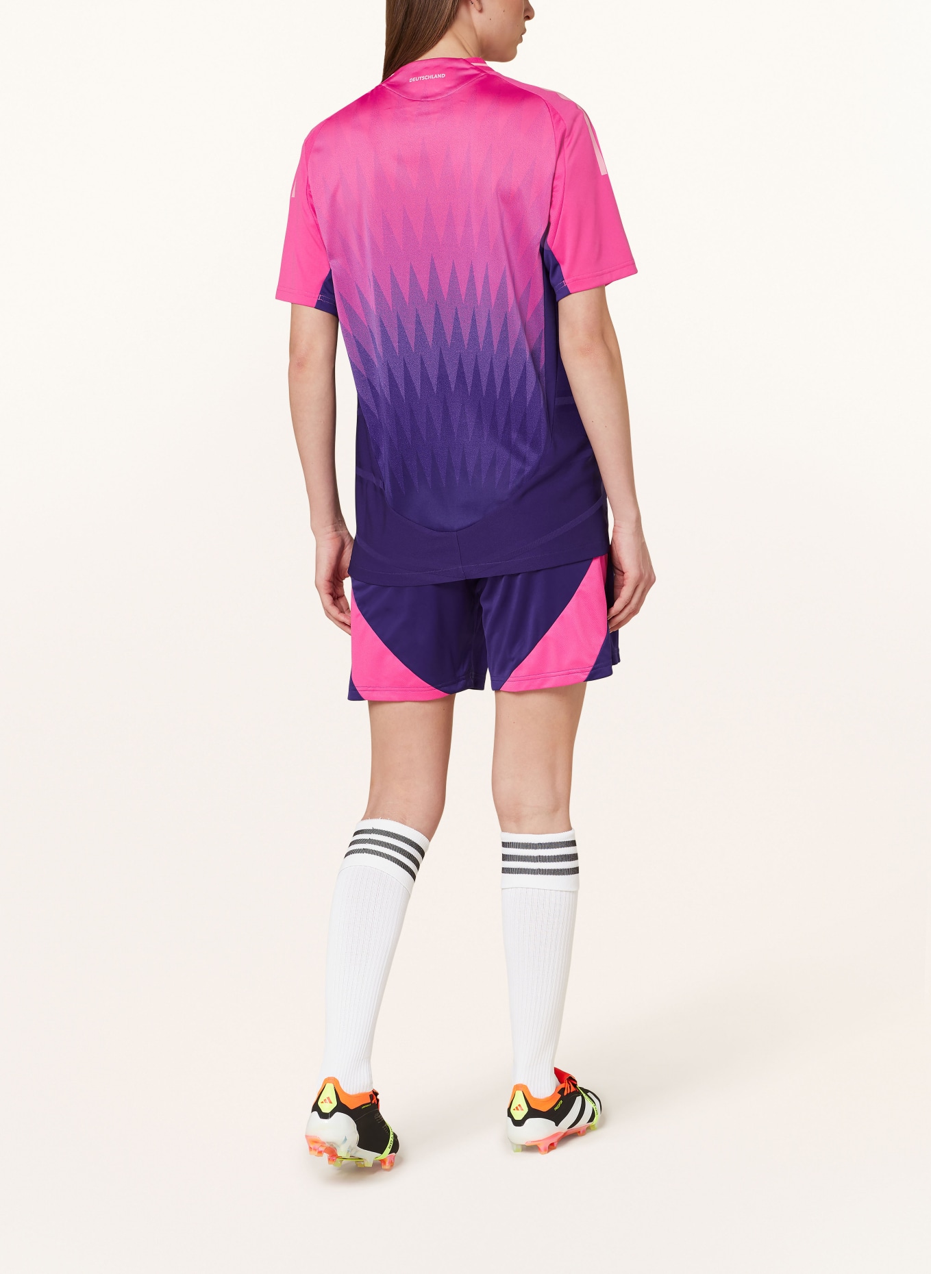adidas Koszulka wyjazdowa NIEMCY 24 dla kobiet, Kolor: FUKSJA/ FIOLETOWY/ LILA (Obrazek 3)