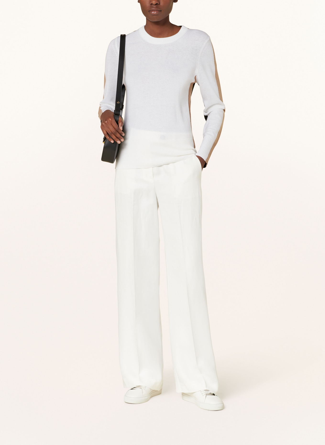 REISS Sweater ADDISON, Color: WHITE/ BLACK/ BEIGE (Image 2)