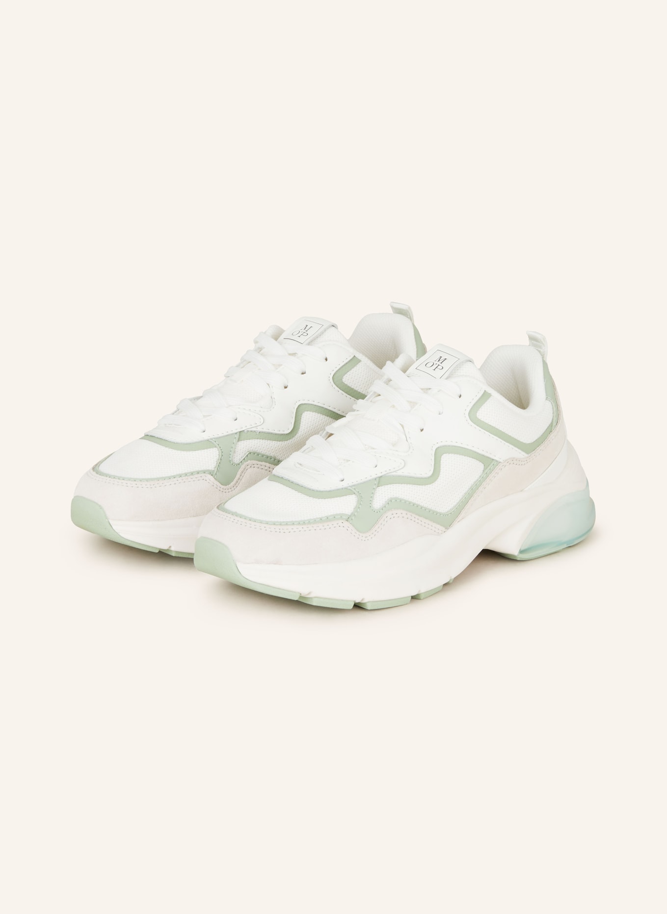 Marc O'Polo Sneakers, Color: WHITE/ MINT (Image 1)