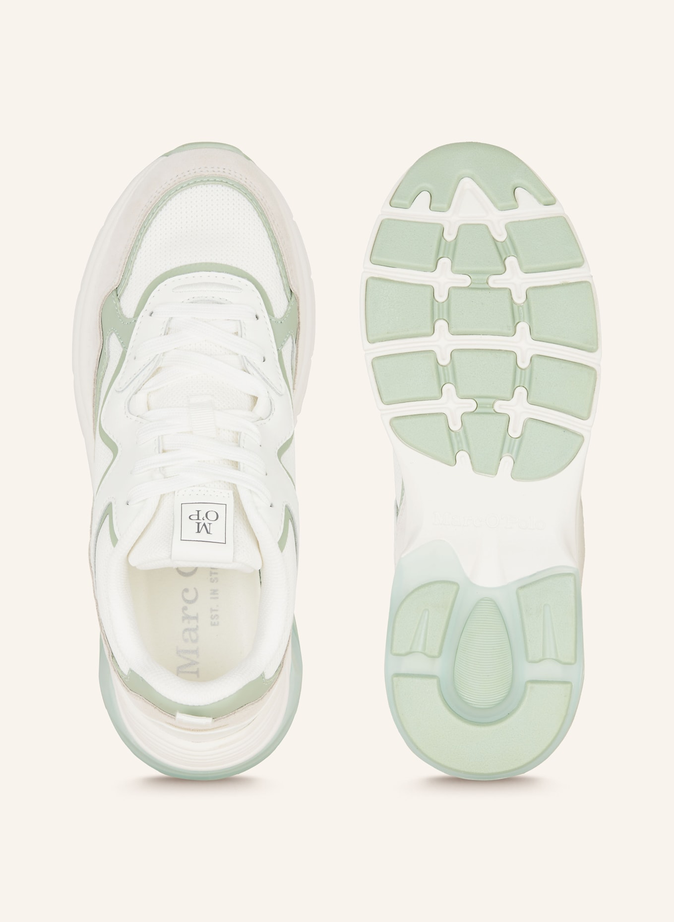 Marc O'Polo Sneakers, Color: WHITE/ MINT (Image 5)
