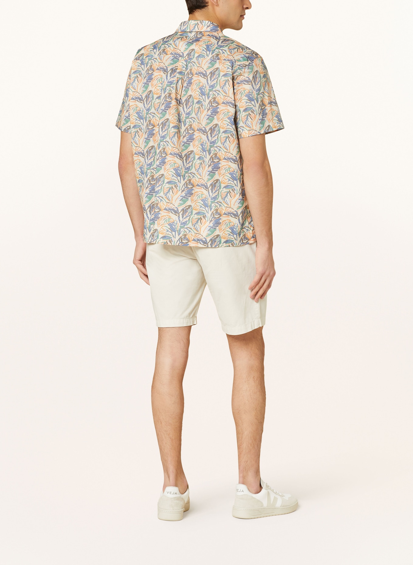 JOOP! JEANS Resort shirt HANES comfort fit, Color: BEIGE/ BLUE/ ORANGE (Image 3)