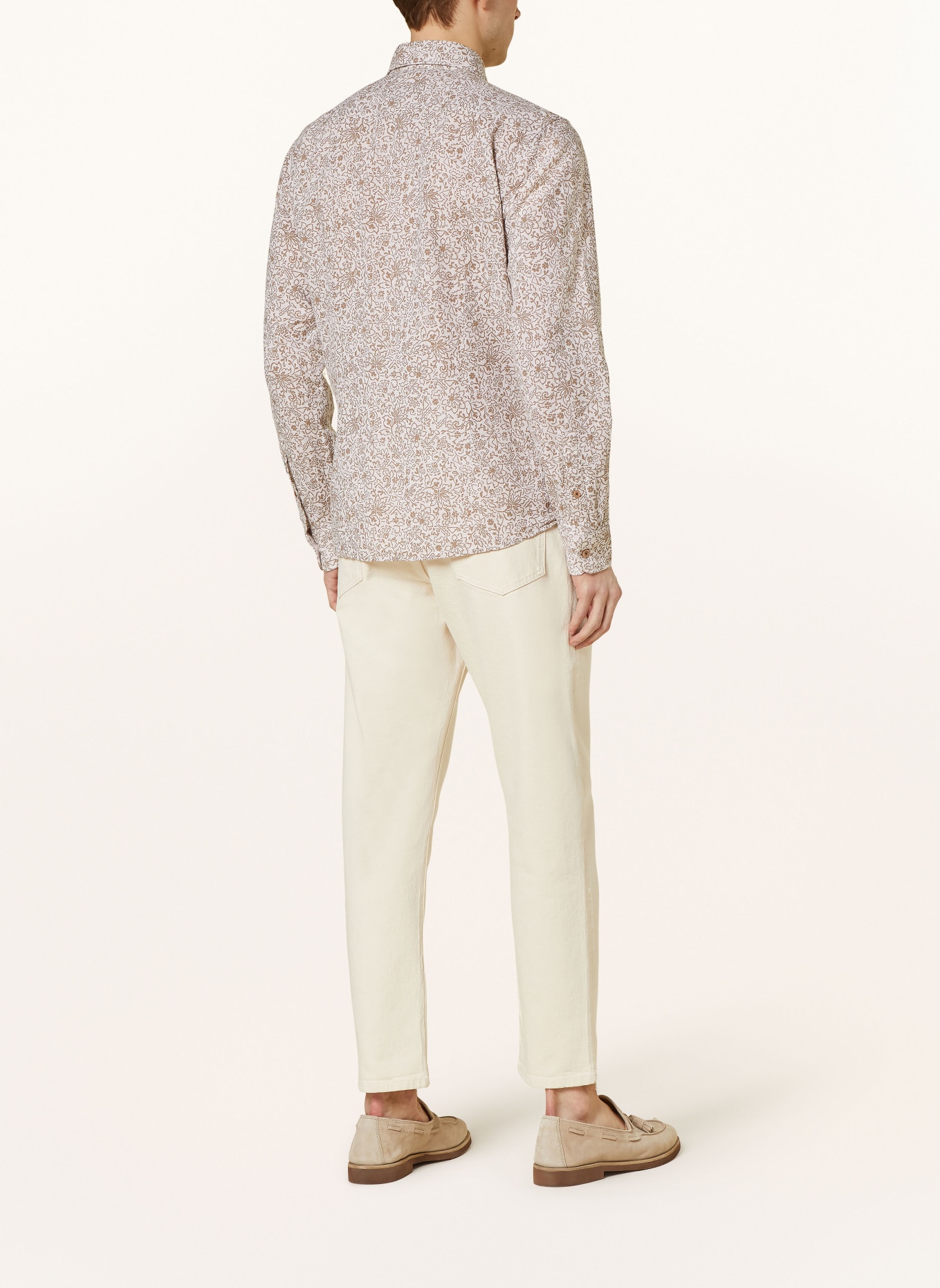 JOOP! JEANS Shirt HANSON modern fit with linen, Color: CREAM/ BEIGE (Image 3)