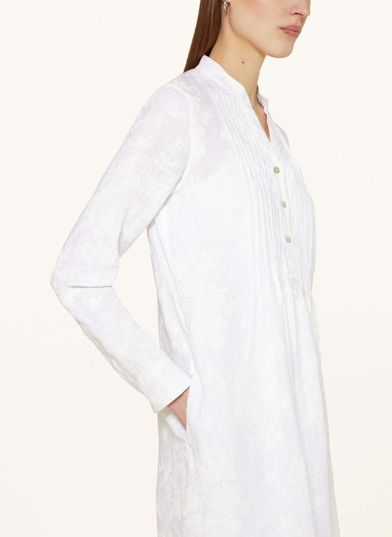 van Laack Linen dress KASUMI, Color: WHITE (Image 4)