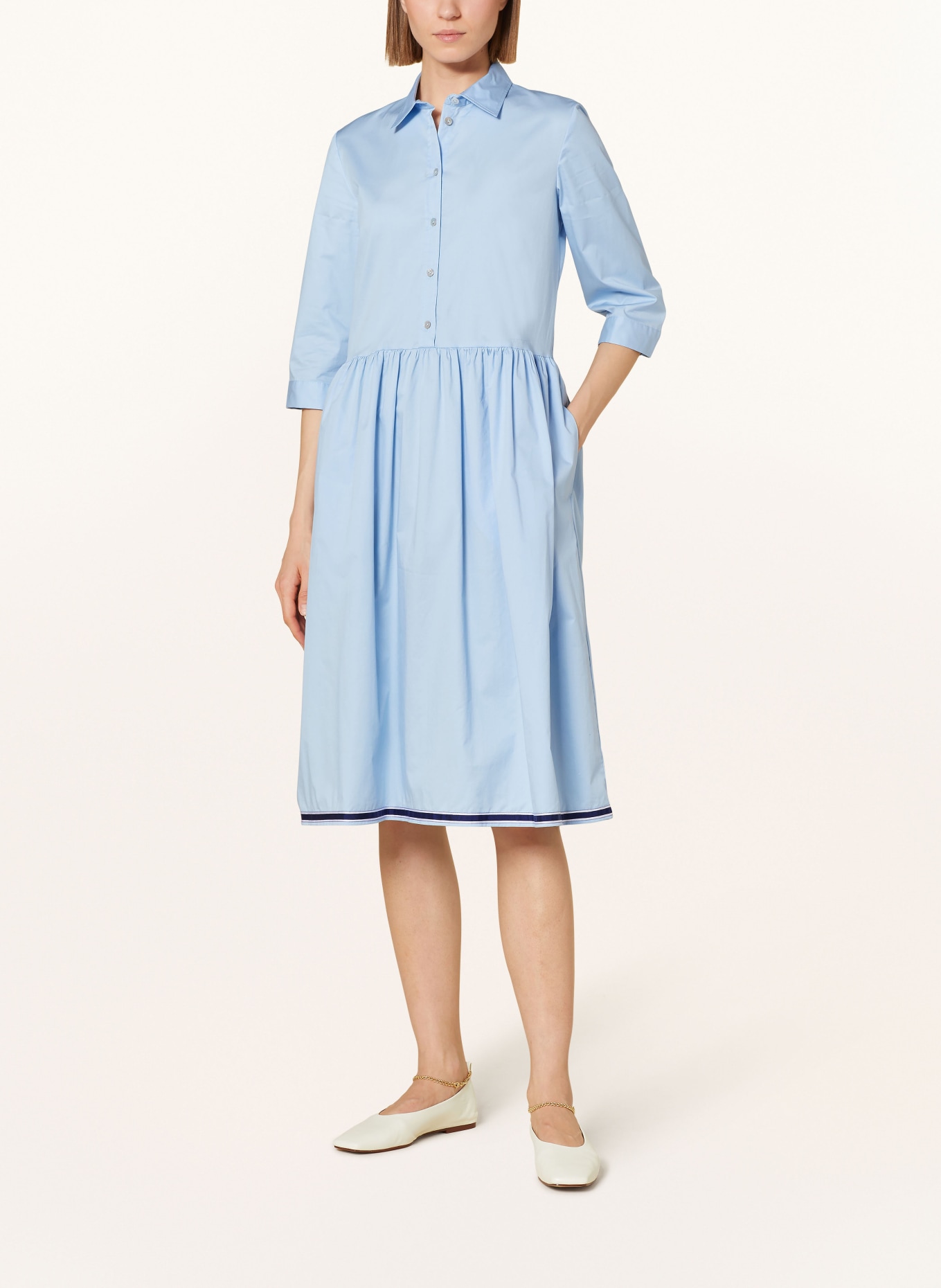 van Laack Dress KLARINE with 3/4 sleeves, Color: LIGHT BLUE (Image 2)