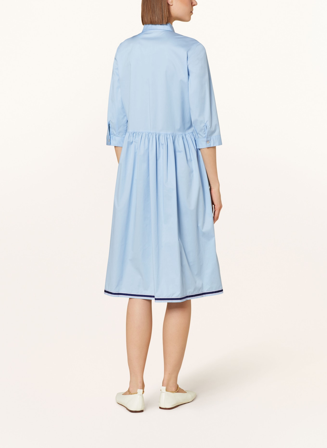van Laack Dress KLARINE with 3/4 sleeves, Color: LIGHT BLUE (Image 3)