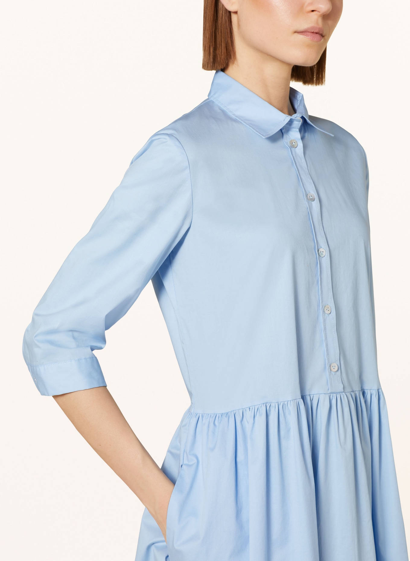 van Laack Dress KLARINE with 3/4 sleeves, Color: LIGHT BLUE (Image 4)