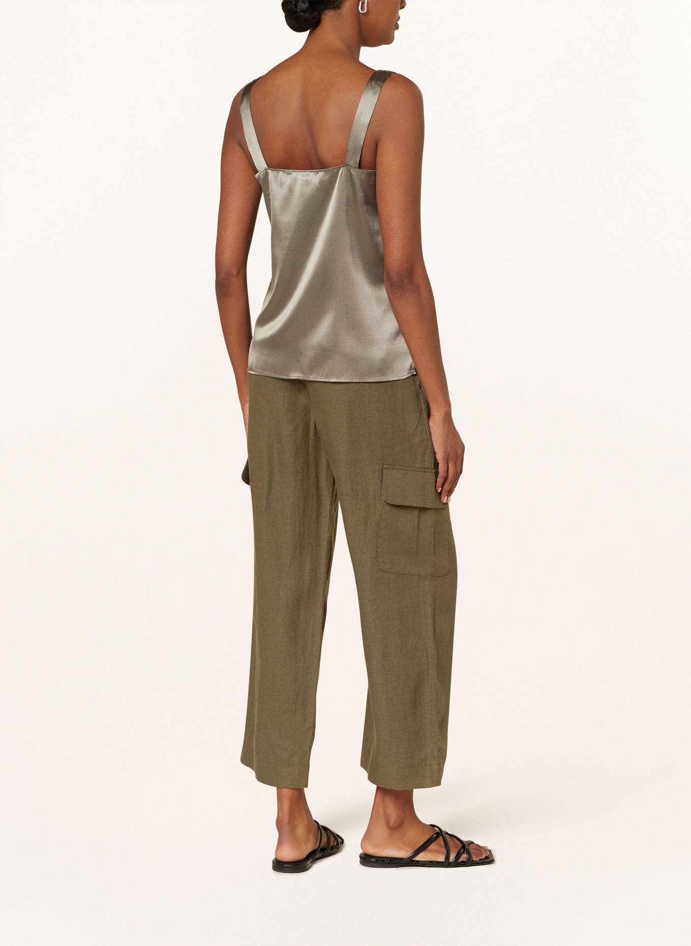 RIANI Hedvábný top: 544 terre