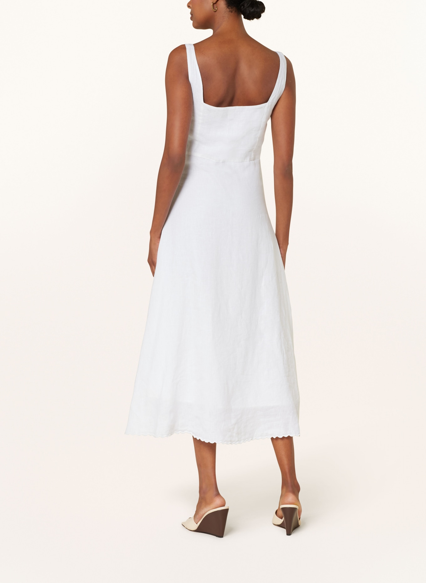 RIANI Linen dress, Color: WHITE (Image 3)