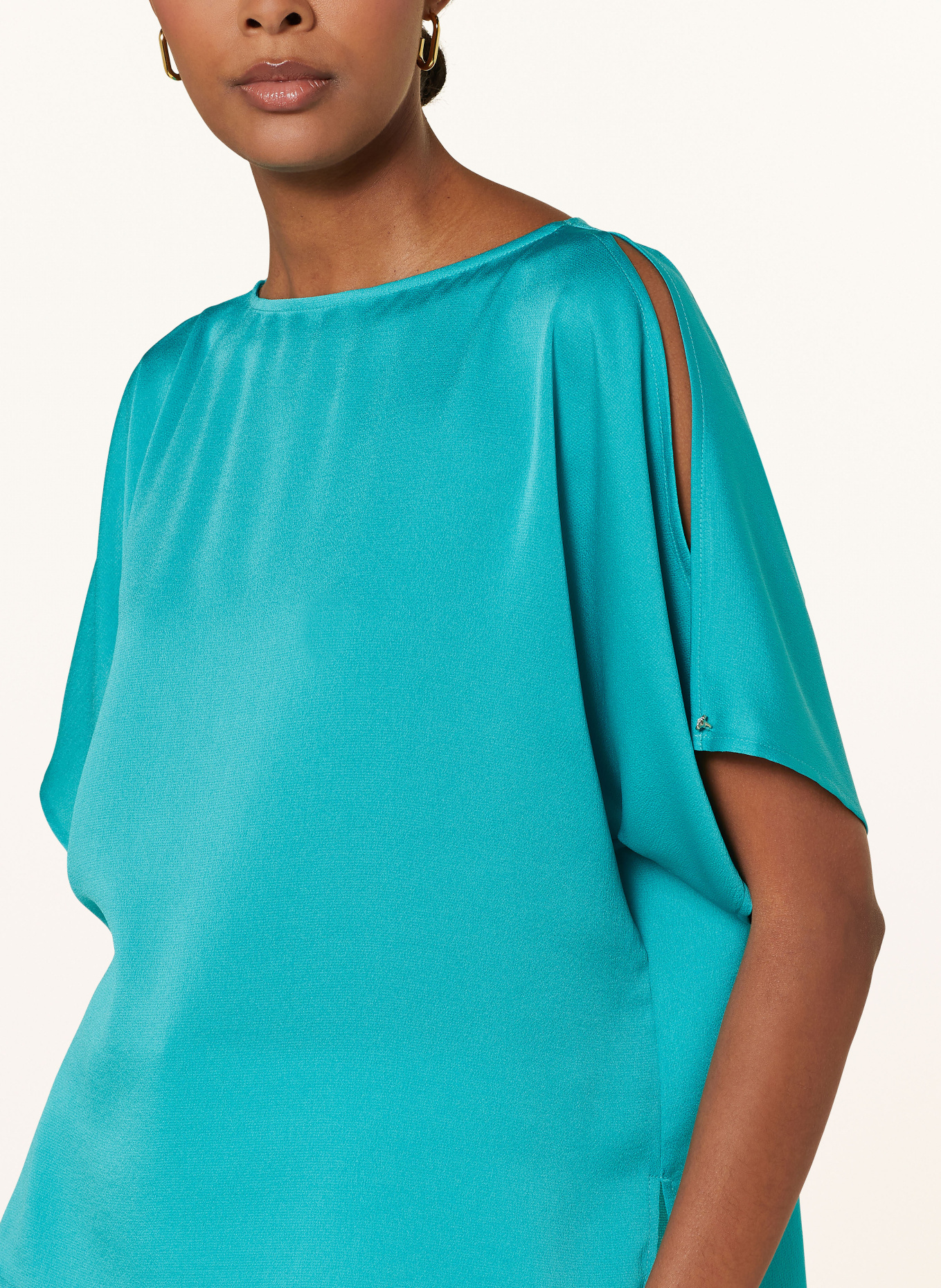 RIANI Oversized shirt blouse, Color: TEAL (Image 4)