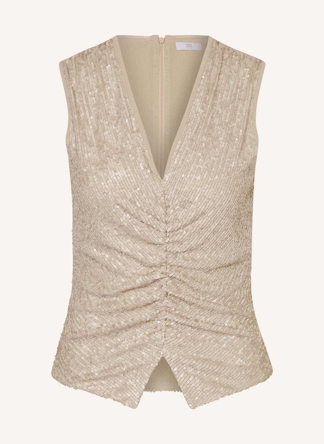 RIANI Top with sequins, Color: BEIGE (Image 1)