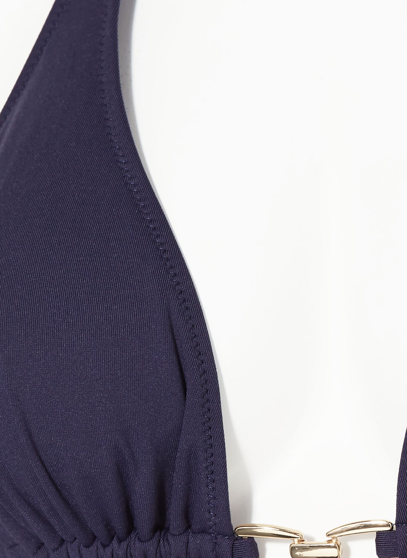 MELISSA ODABASH Halter neck bikini ANTIBES with UV protection 50, Color: DARK BLUE (Image 4)
