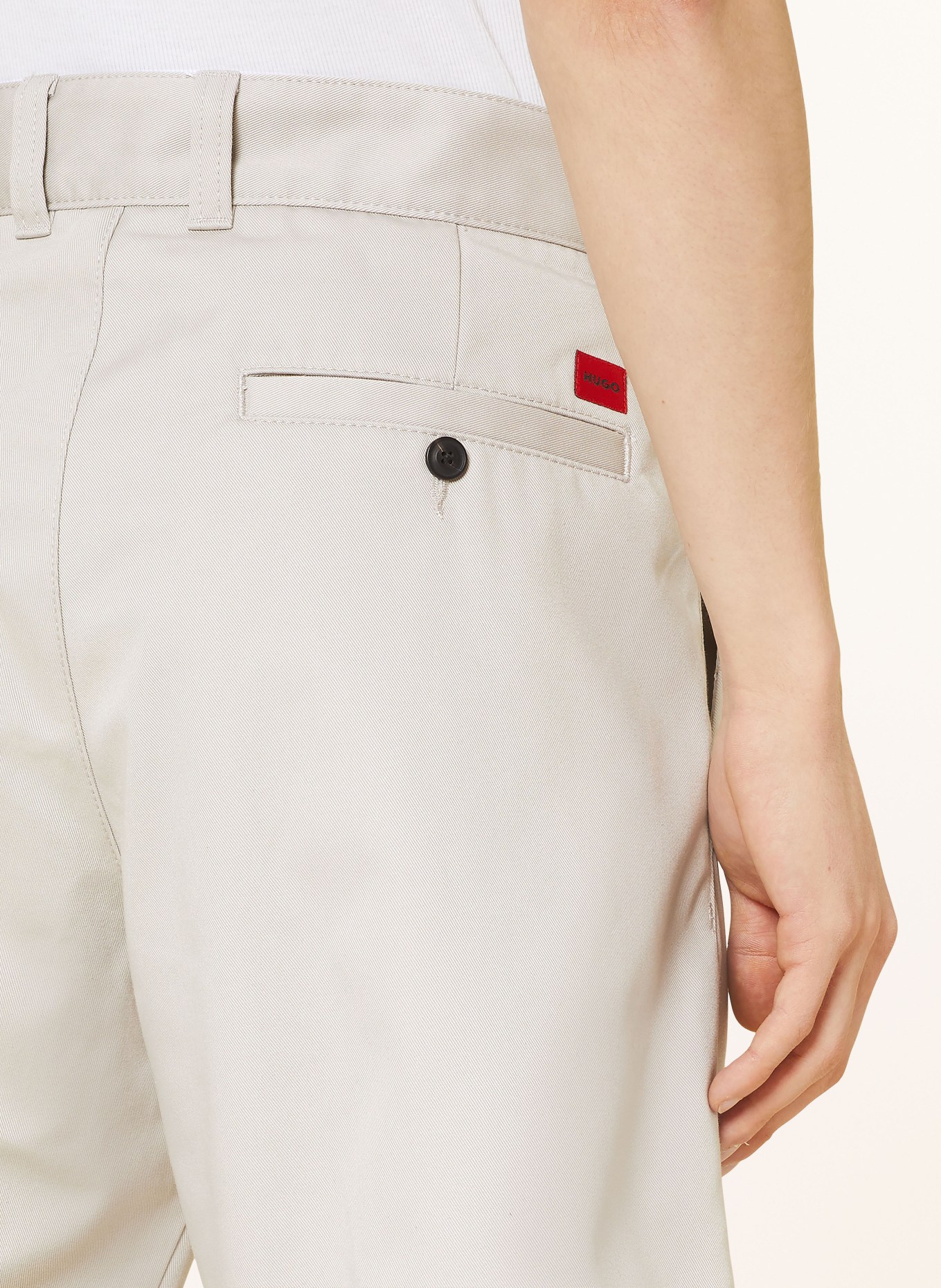 HUGO Shorts DARIK Regular Fit, Farbe: 055 LIGHT/PASTEL GREY (Bild 6)