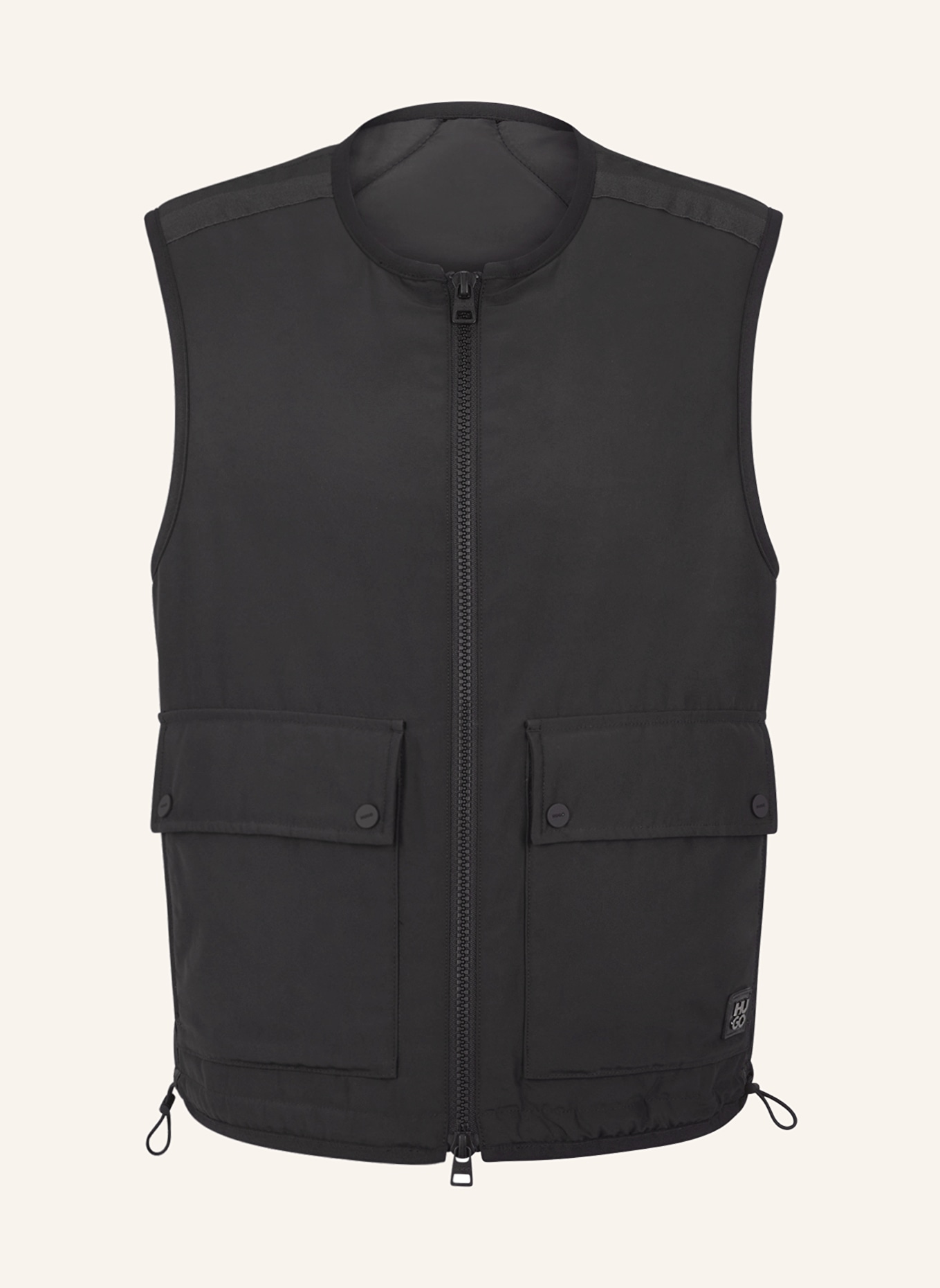 HUGO Vest BONTINO, Color: BLACK (Image 1)