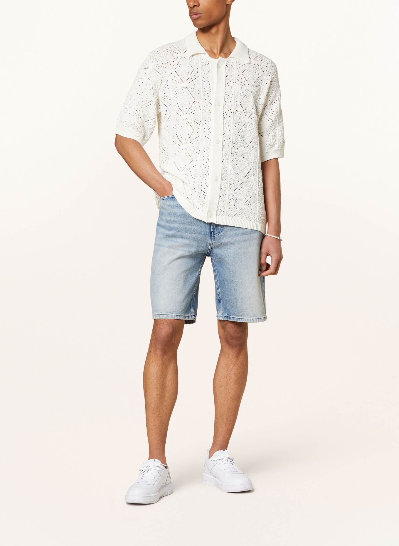HUGO Short sleeve shirt SAMMP regular fit, Color: WHITE (Image 2)