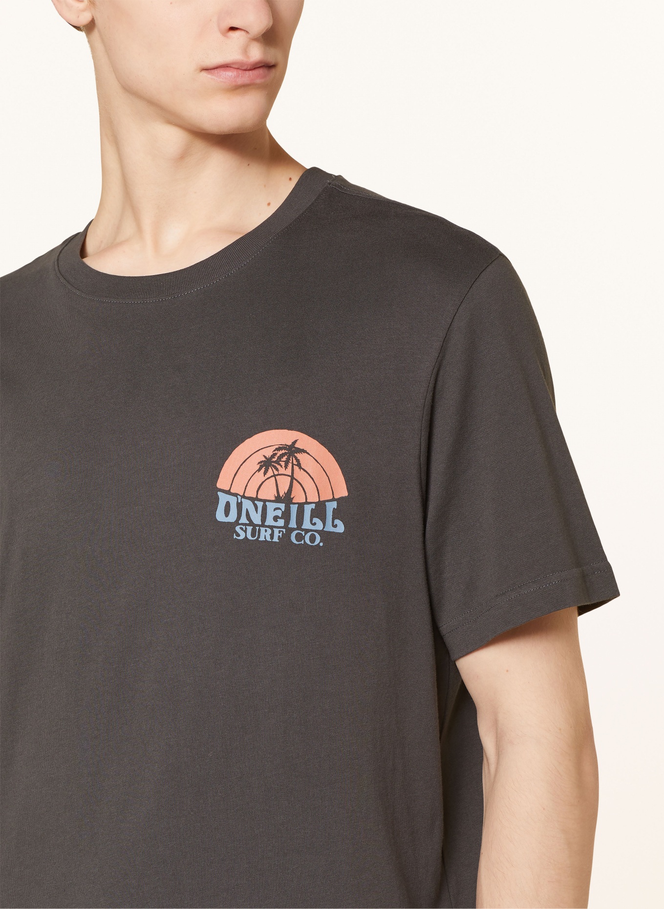 O'NEILL T-shirt, Color: DARK GRAY (Image 4)
