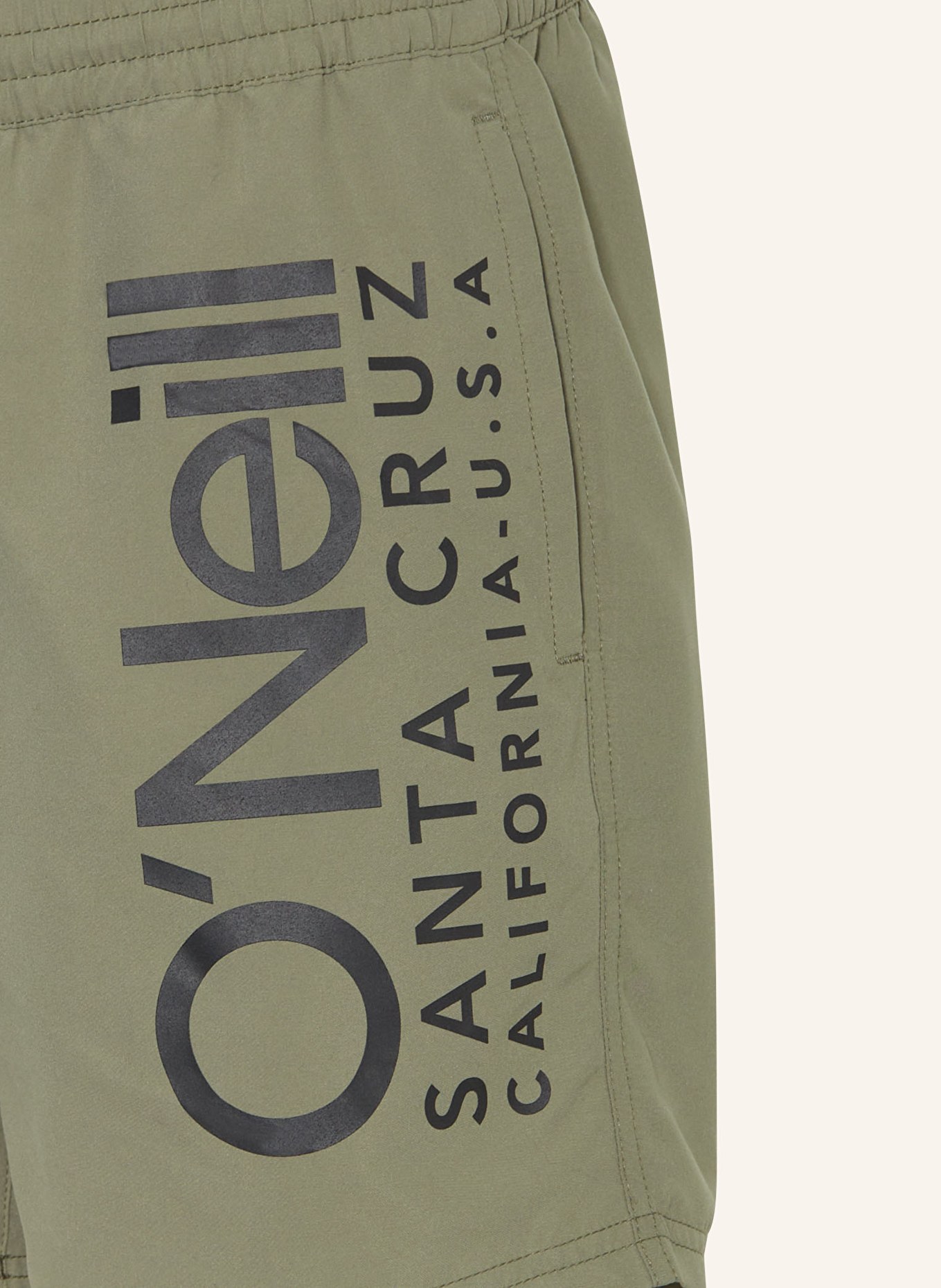 O'NEILL Swim shorts ORIGINAL CALI 16", Color: OLIVE/ BLACK (Image 3)