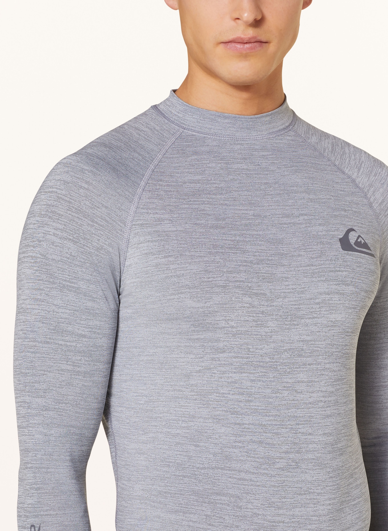 QUIKSILVER Long sleeve shirt EVERYDAY with UV protection, Color: GRAY (Image 4)