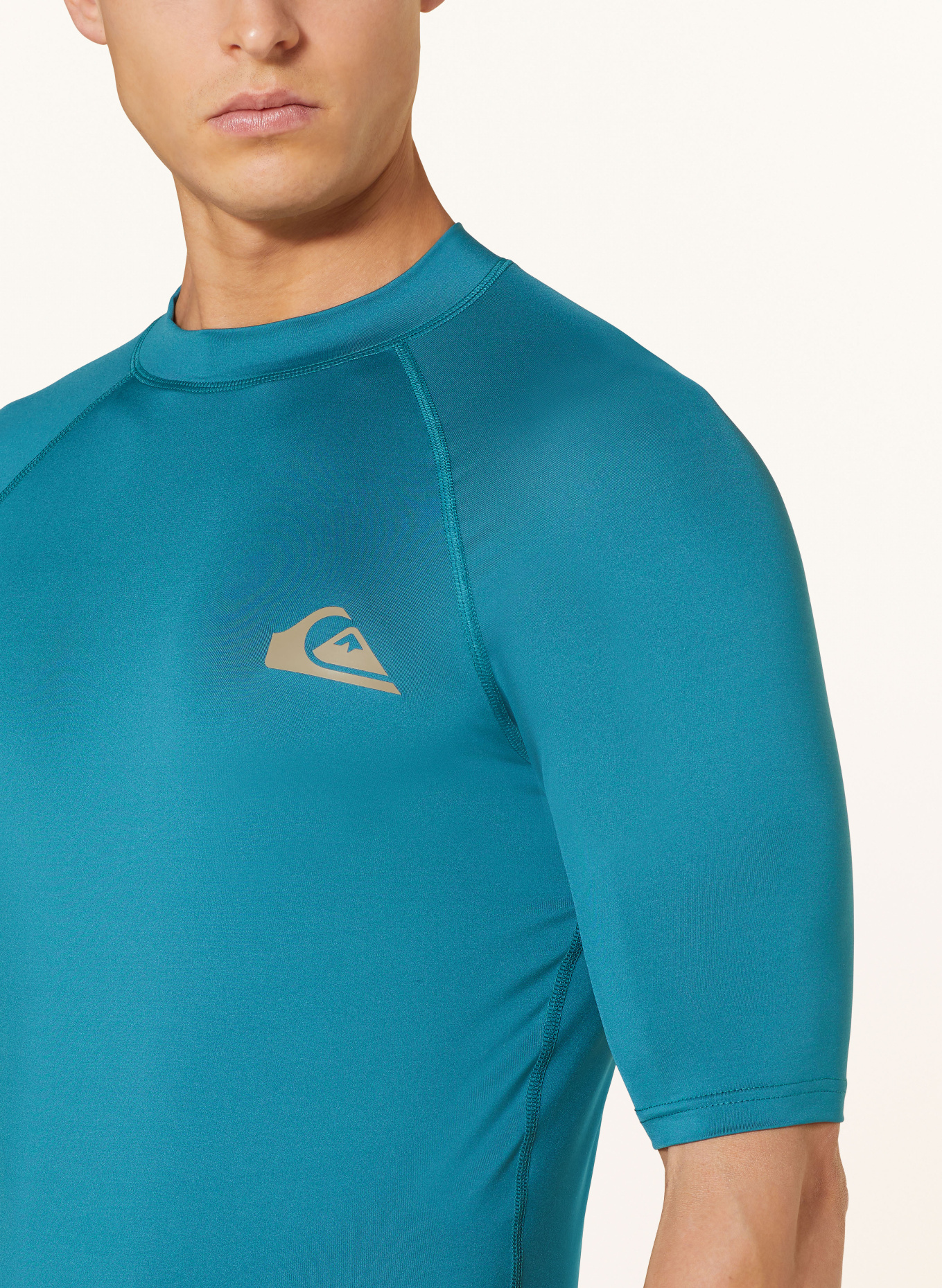 QUIKSILVER T-shirt EVERYDAY with UV protection, Color: TEAL (Image 4)