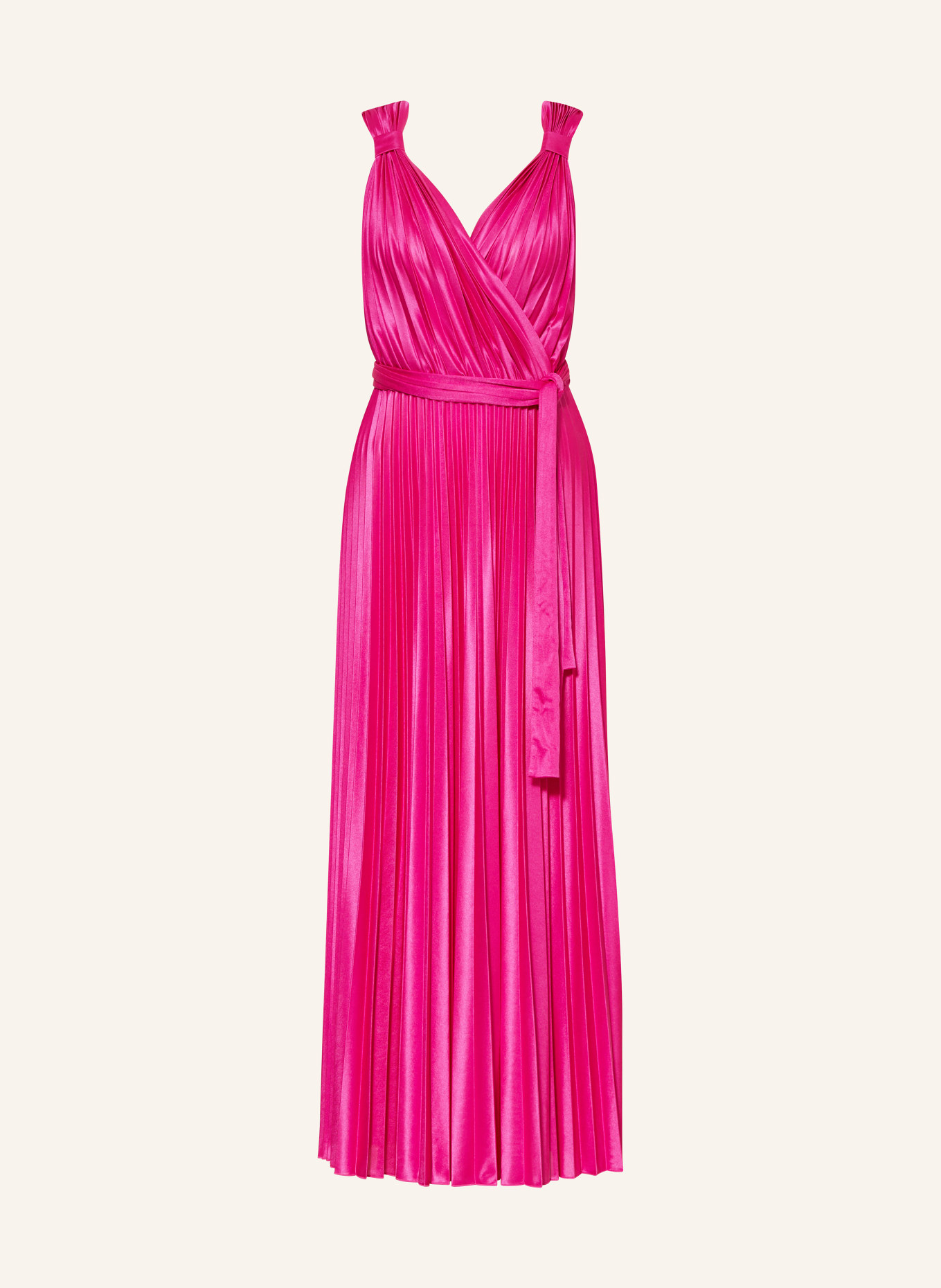 MAX & Co. Plisseekleid RAFFA aus Satin, Farbe: FUCHSIA (Bild 1)