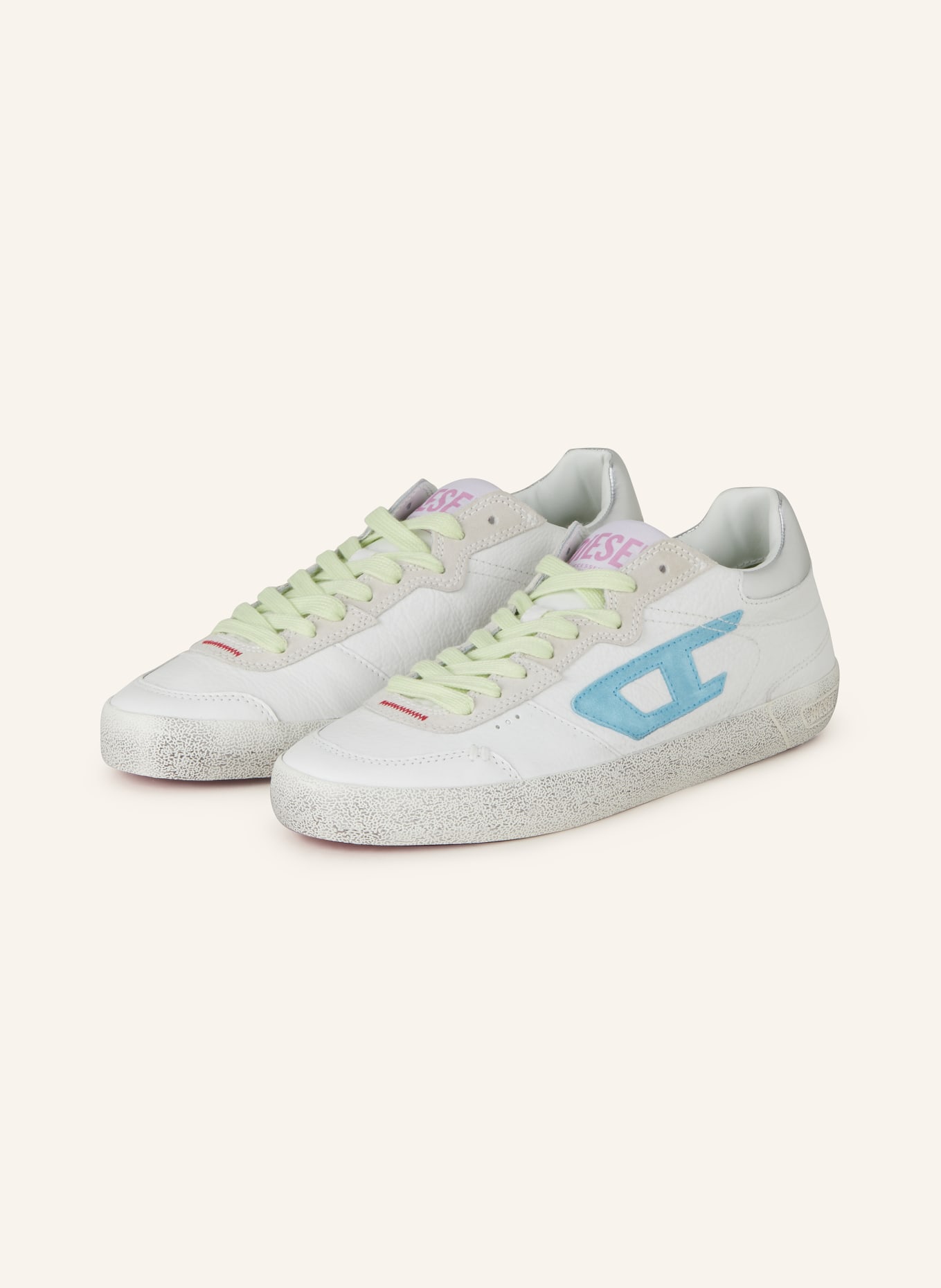 DIESEL Sneakers S-LEROJI, Color: WHITE/ LIGHT BLUE (Image 1)