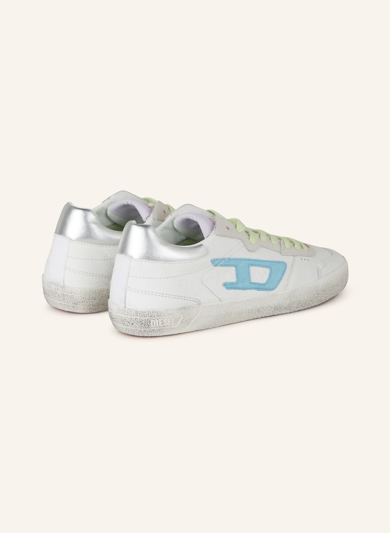DIESEL Sneaker S-LEROJI, Farbe: WEISS/ HELLBLAU (Bild 2)