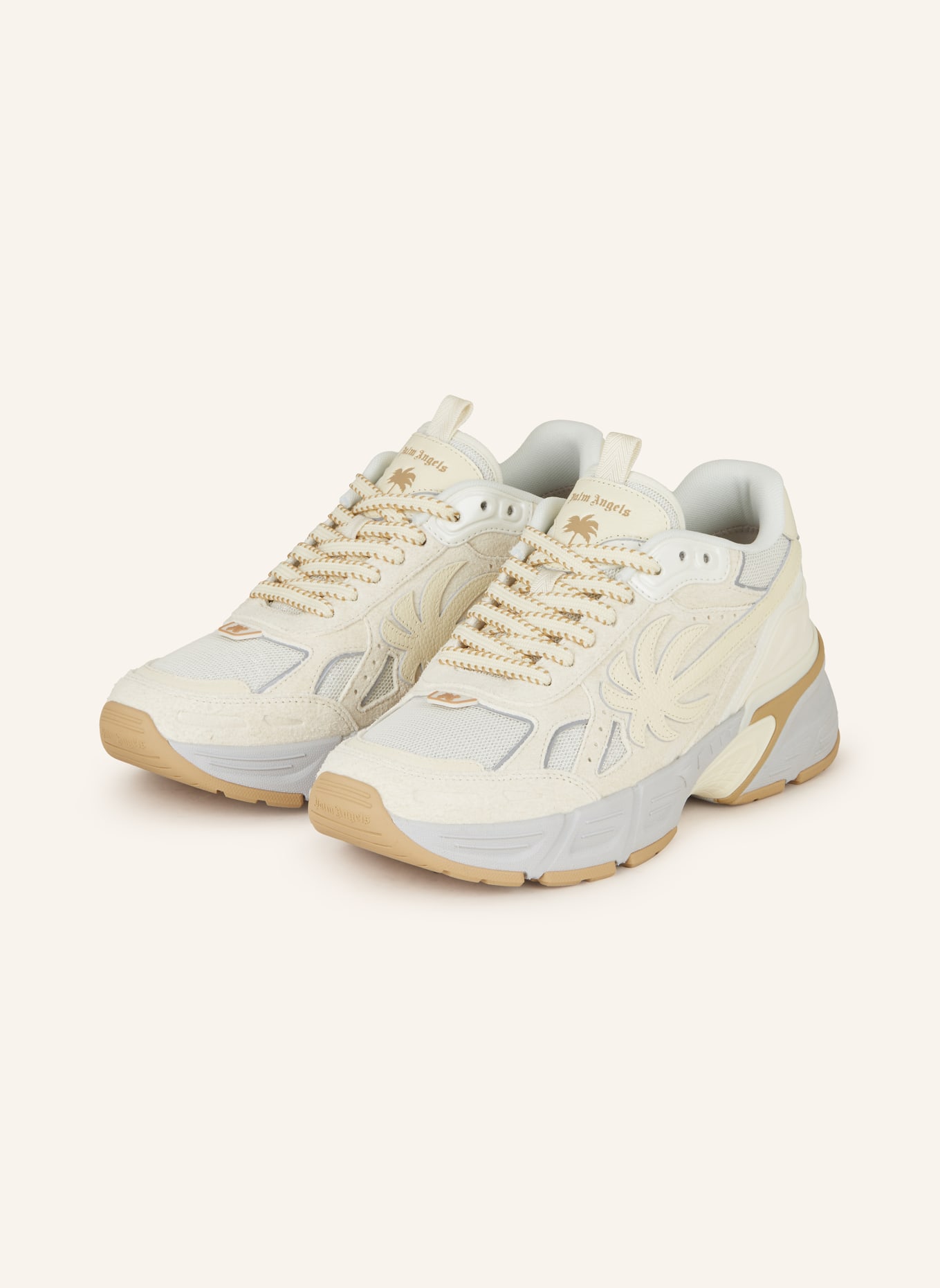 Palm Angels Sneakers PA 4, Color: CREAM/ ECRU (Image 1)