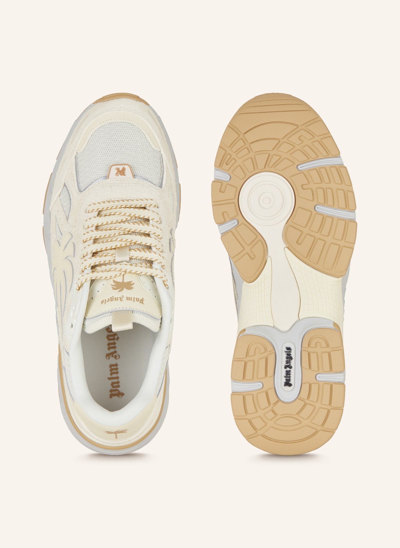Palm Angels Sneakers PA 4, Color: CREAM/ ECRU (Image 5)
