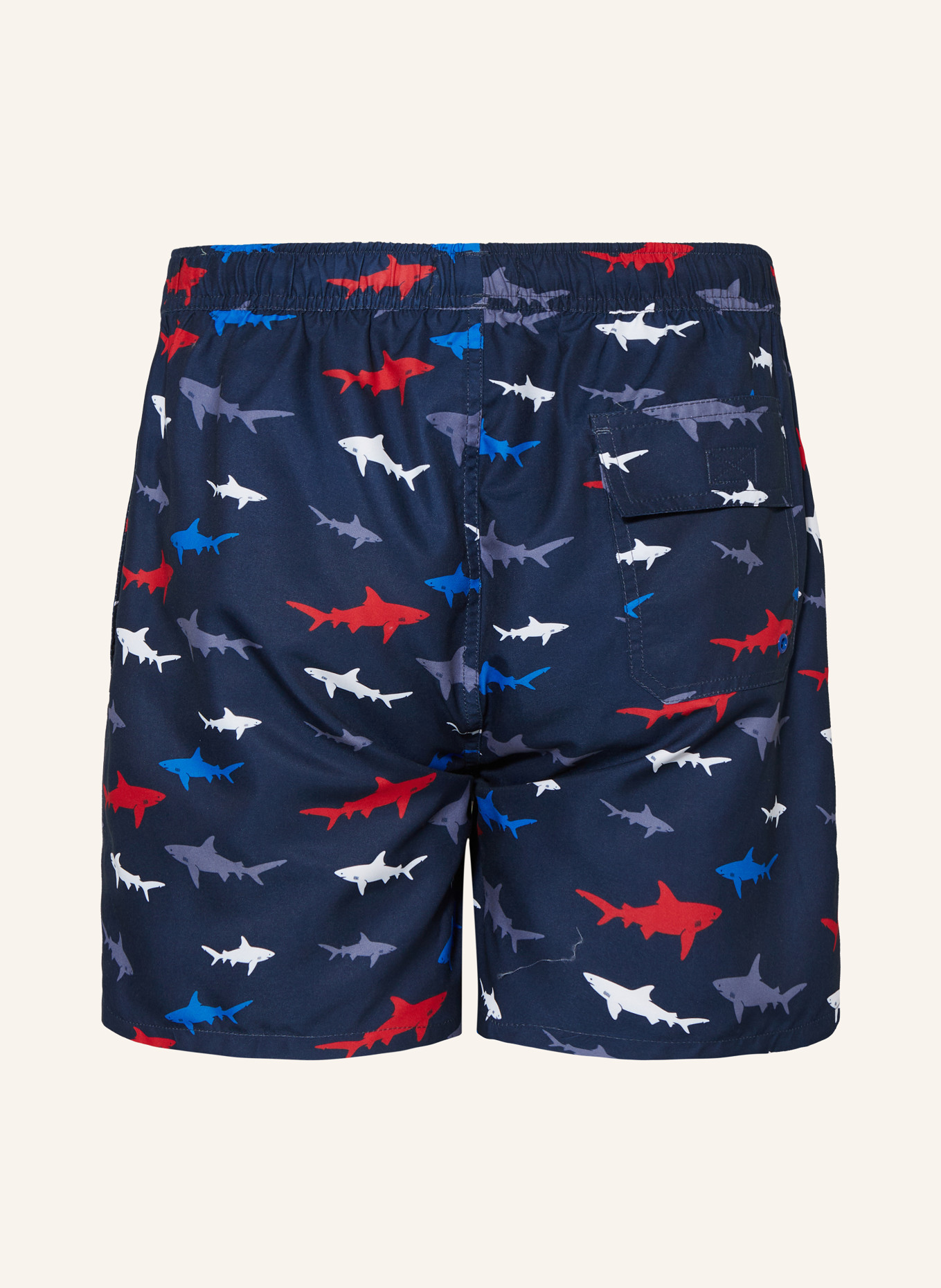 RAGMAN Swim shorts, Color: DARK BLUE/ BLUE/ RED (Image 2)