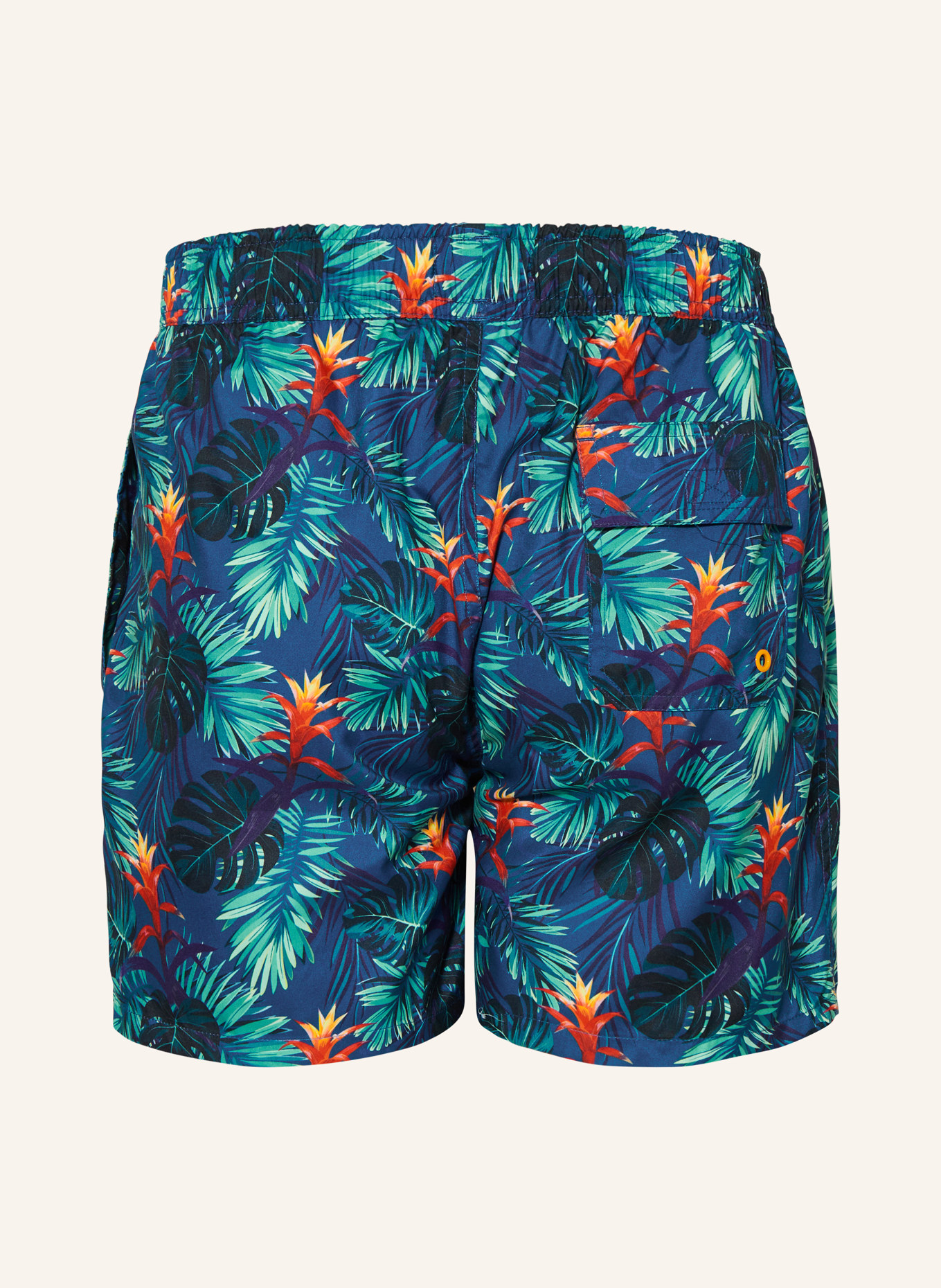 RAGMAN Swim shorts, Color: DARK BLUE/ GREEN/ RED (Image 2)