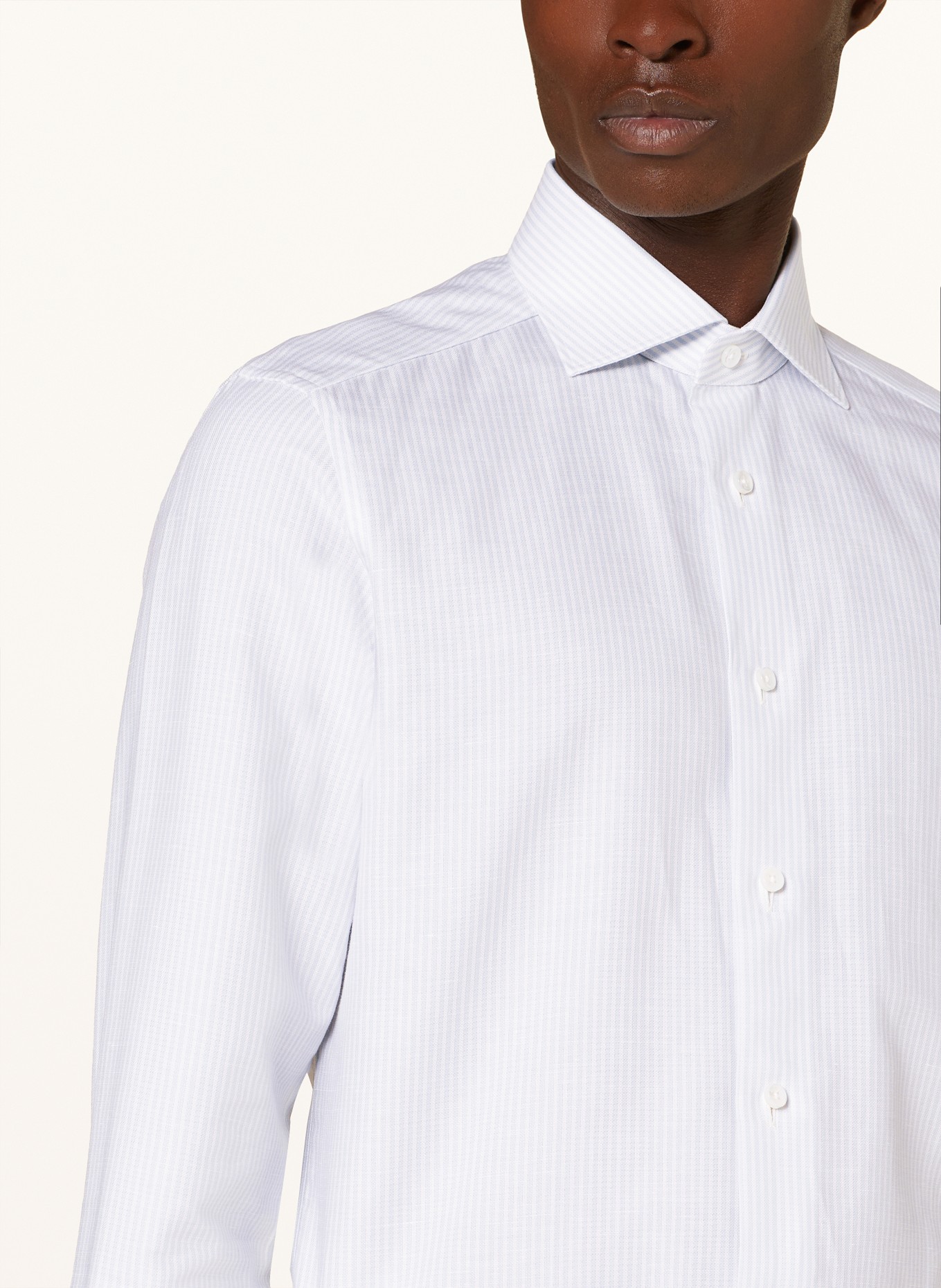 ZEGNA Shirt regular fit, Color: LIGHT BLUE/ WHITE (Image 4)