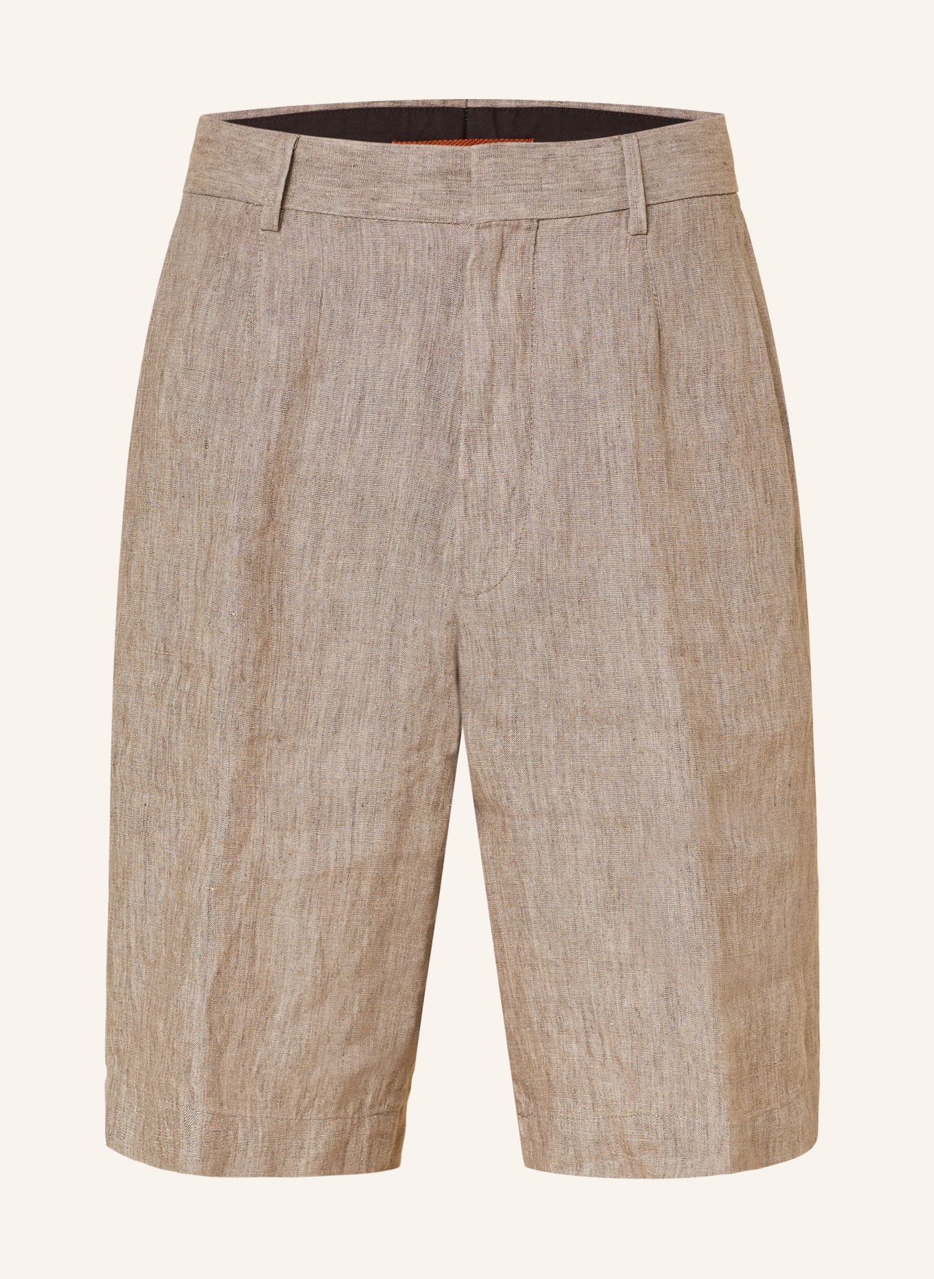 ZEGNA Linen shorts, Color: BEIGE (Image 1)