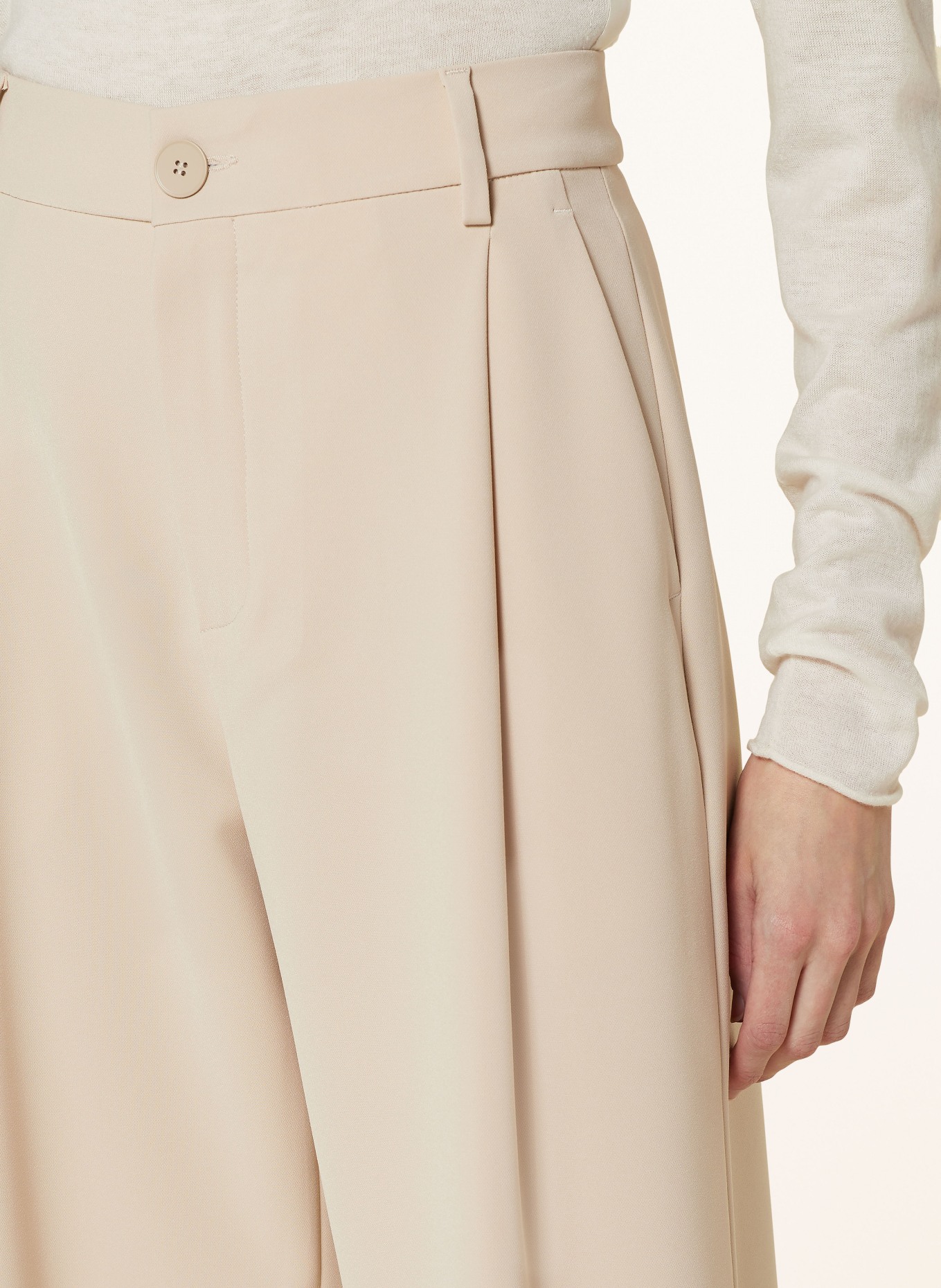 ROSSI Wide leg trousers ROBIN, Color: BEIGE (Image 5)